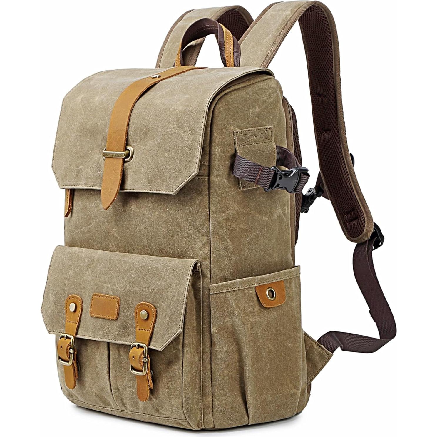 Mochila Profesional para Cámara ZESTTREK con Cubierta Impermeable