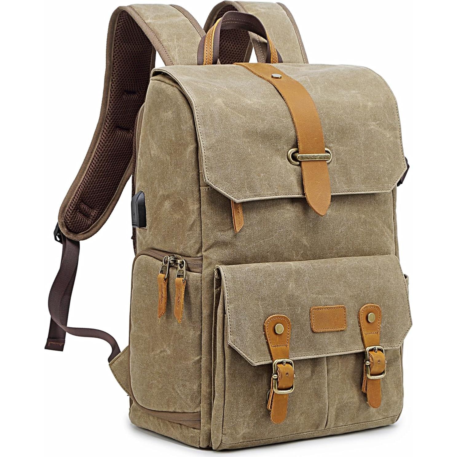 Mochila Profesional para Cámara ZESTTREK con Cubierta Impermeable