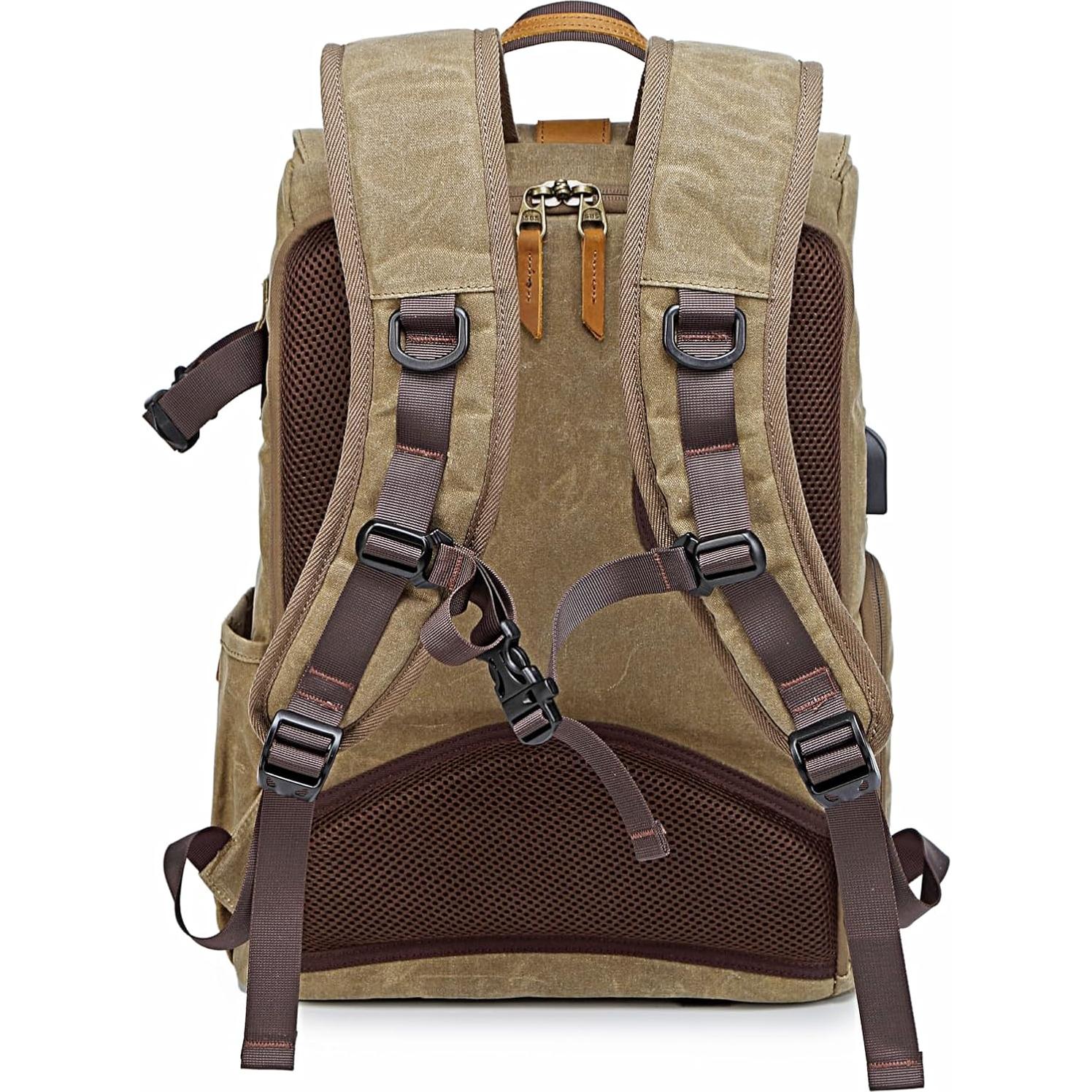 Mochila Profesional para Cámara ZESTTREK con Cubierta Impermeable