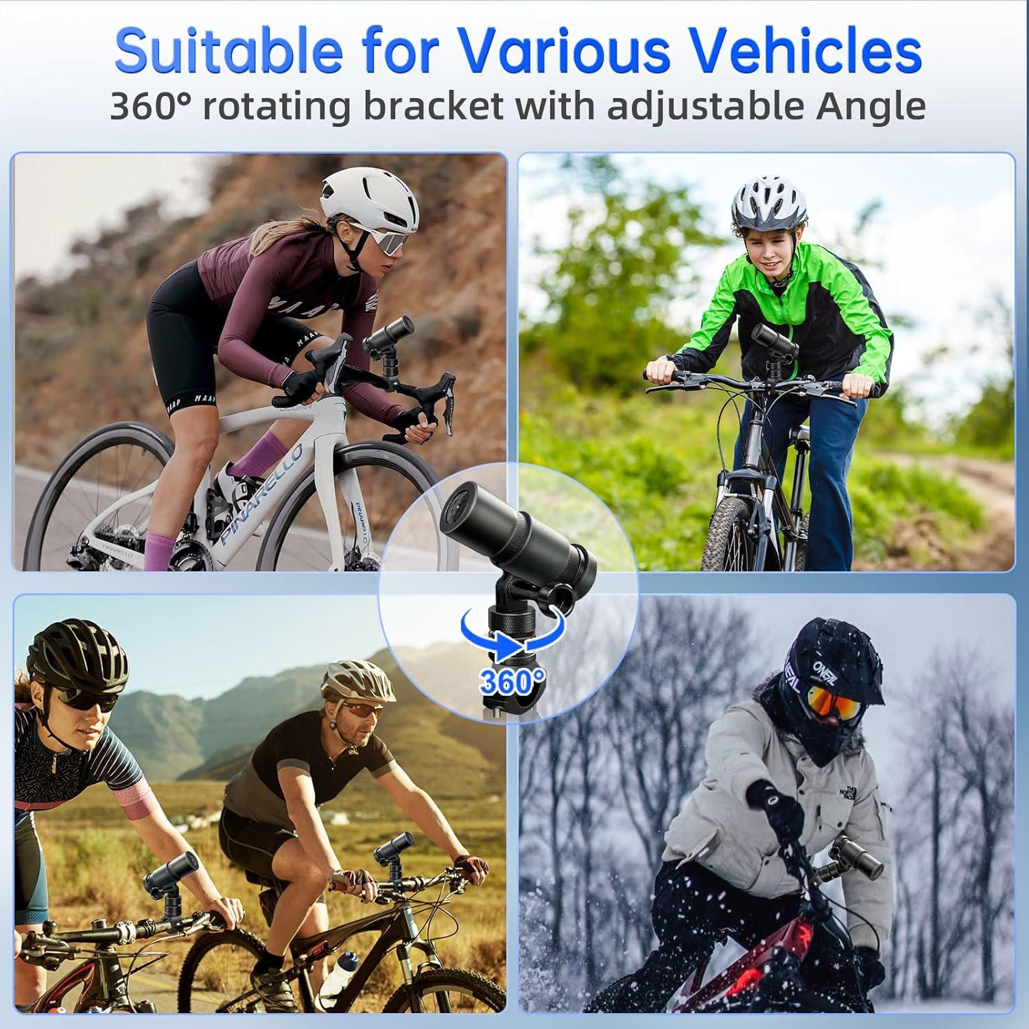 Cámara de Bicicleta VSYSTO D5K HD 1080P WiFi GPS a Prueba de Agua