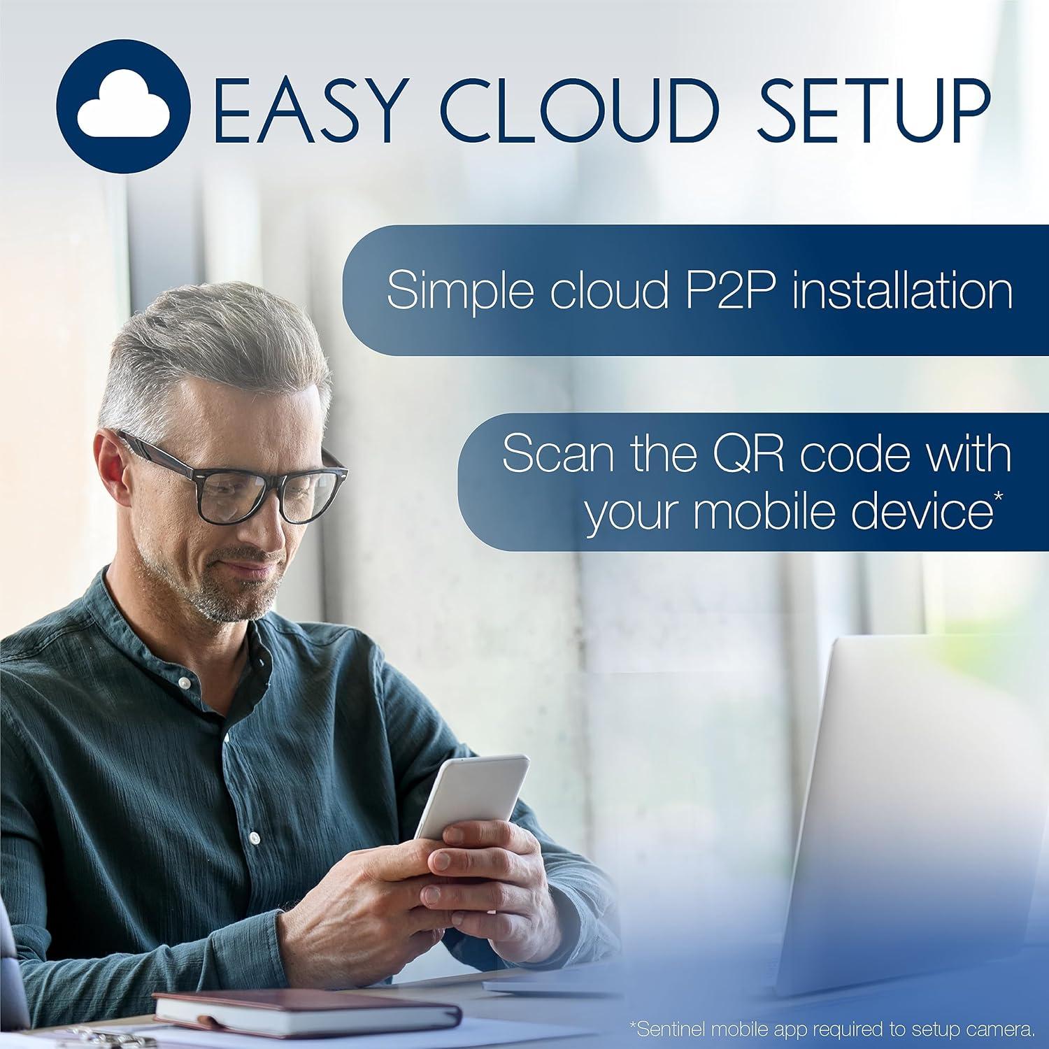 Cámara de Red Bullet PoE TRENDnet 5MP H.265 IP66 Blanca