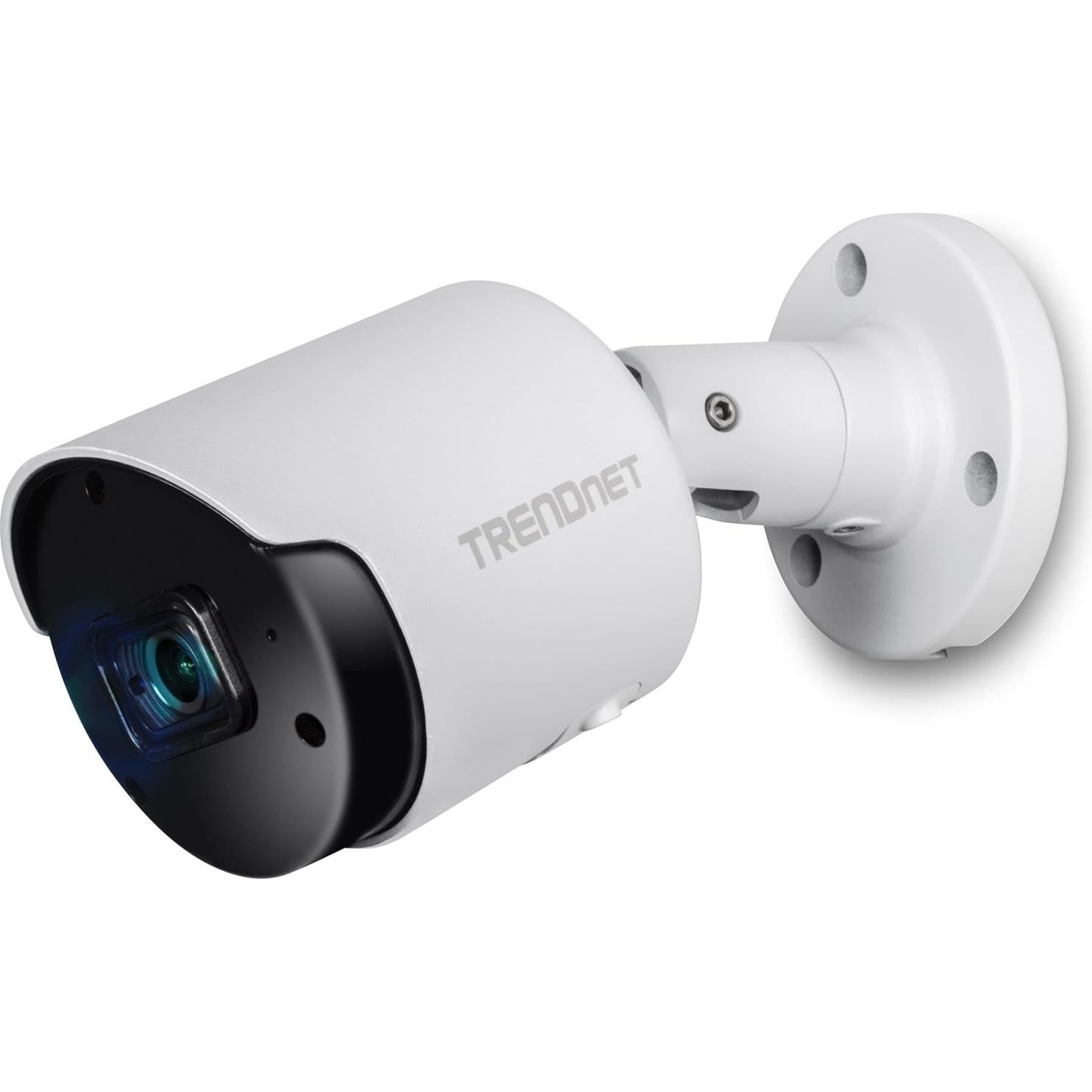 Cámara de Red Bullet PoE TRENDnet 5MP H.265 IP66 Blanca