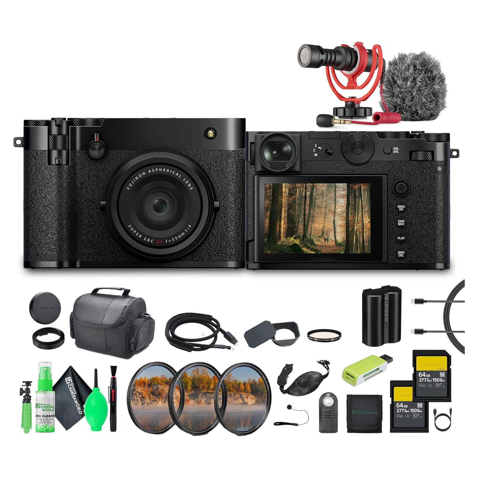 Cámara Digital Sin Espejo FUJIFILM GFX100RF 102MP Compacta