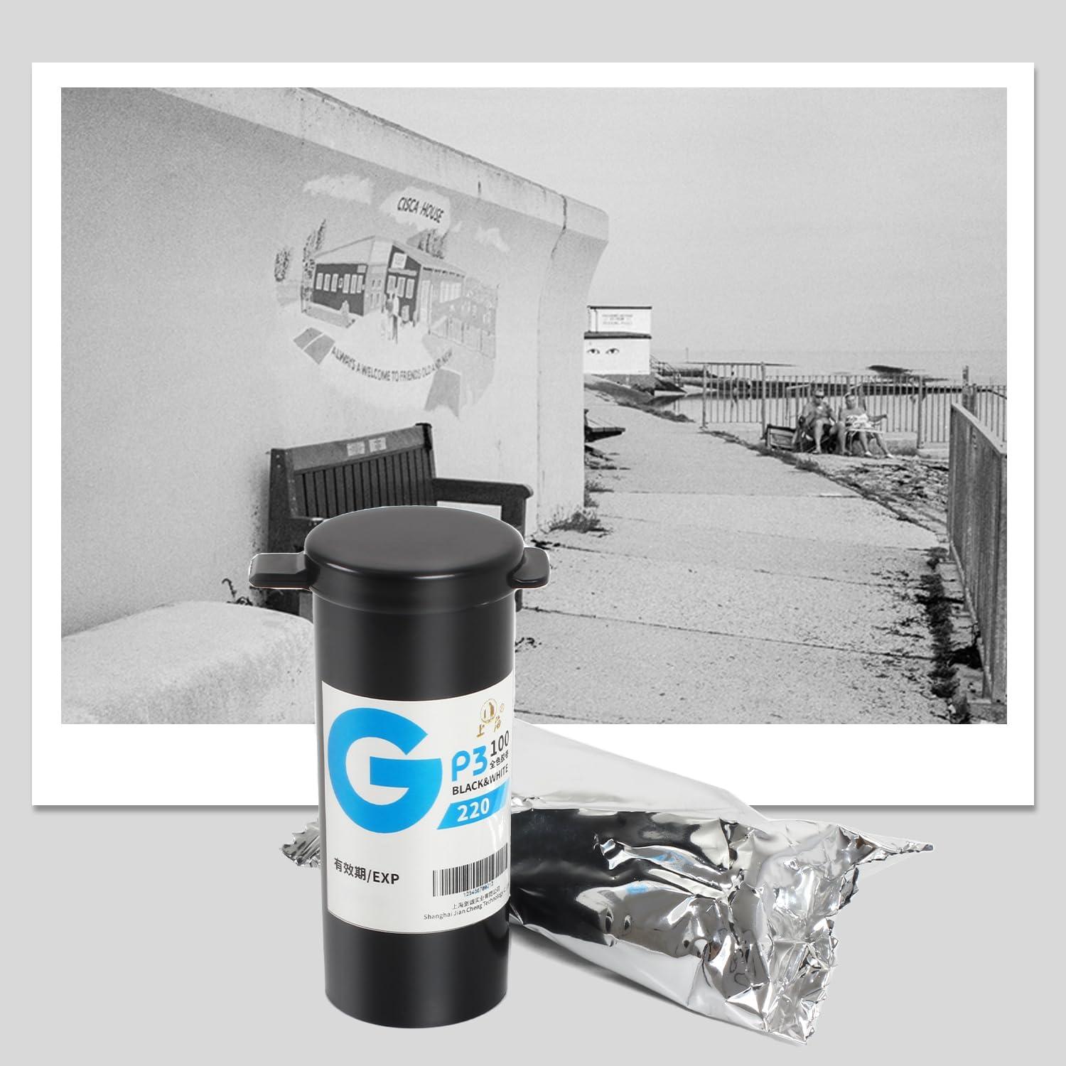 Película negativa en blanco y negro Shanghai 220 ISO 100 - 5 rollos