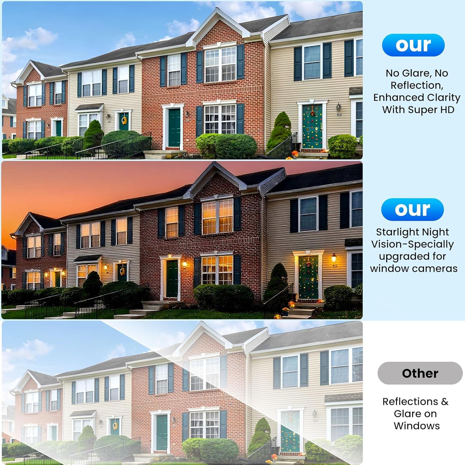 Cámara de Ventana 2K Vebiliki CS770 con Visión Nocturna AI