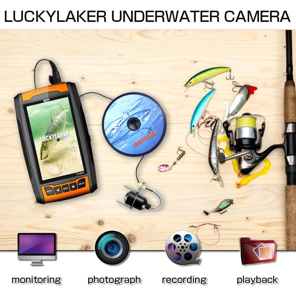Cámara de Pesca Submarina LUCKYLAKER con Monitor LCD 10.92 cm