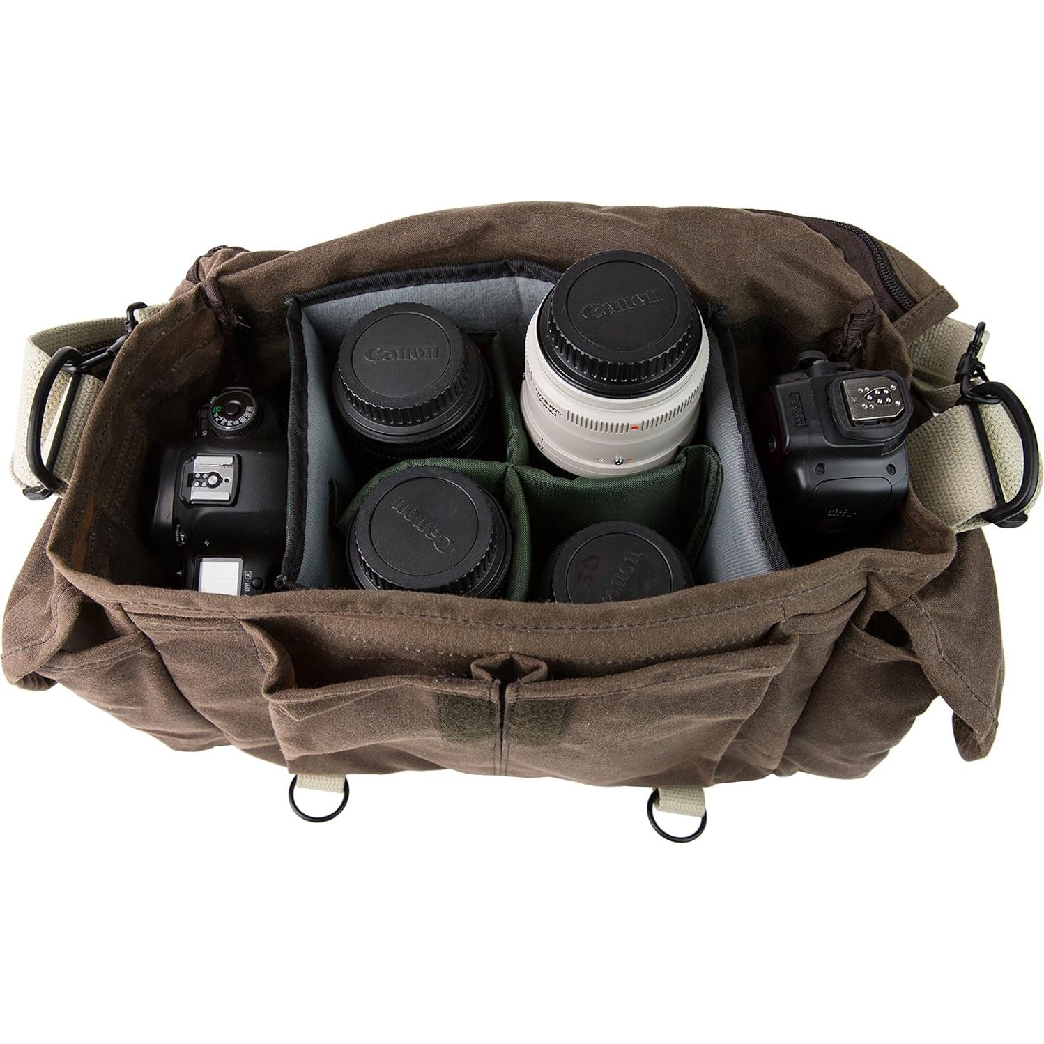 Funda para cámara Domke F-2 Classic Waxwear Marrón