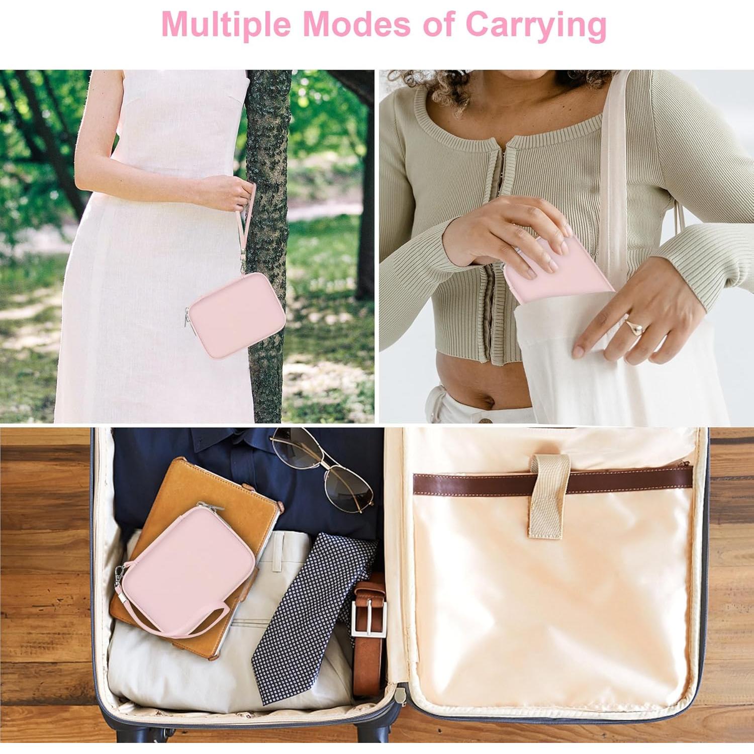 Funda Canboc Rosa para Cámara Canon PowerShot ELPH 360