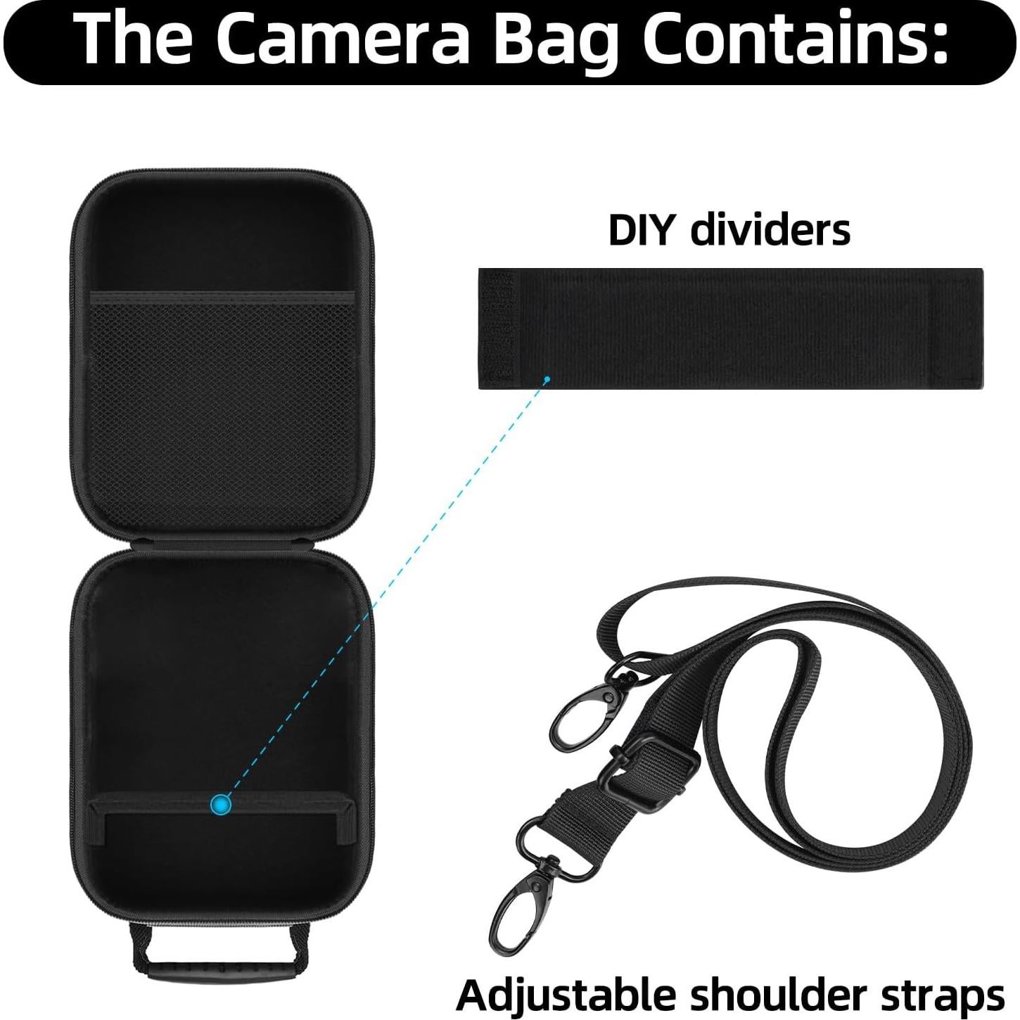 Funda de Almacenamiento HESPLUS para Canon AE-1 y Rebel 2000 - Negra