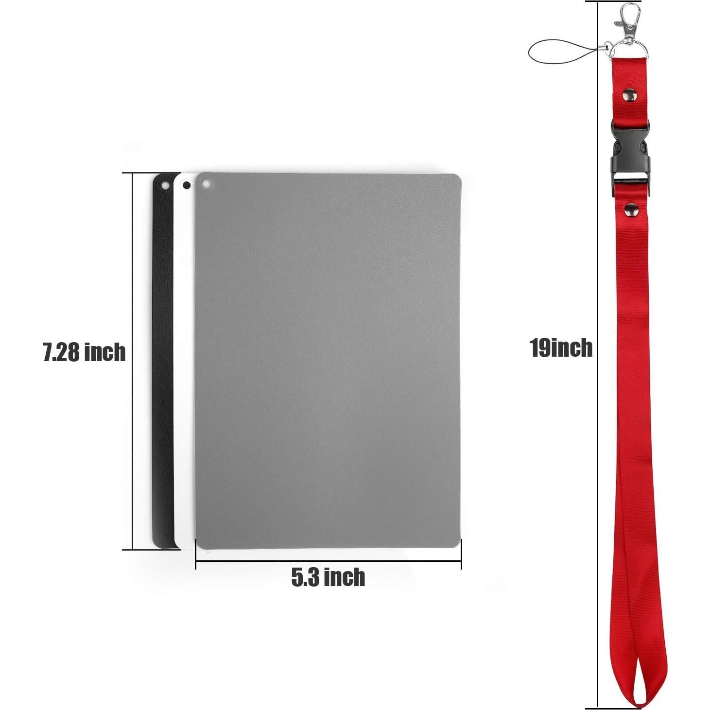 Tarjeta de Balance de Blancos Anwenk Gris 18% 13.5x18.5cm