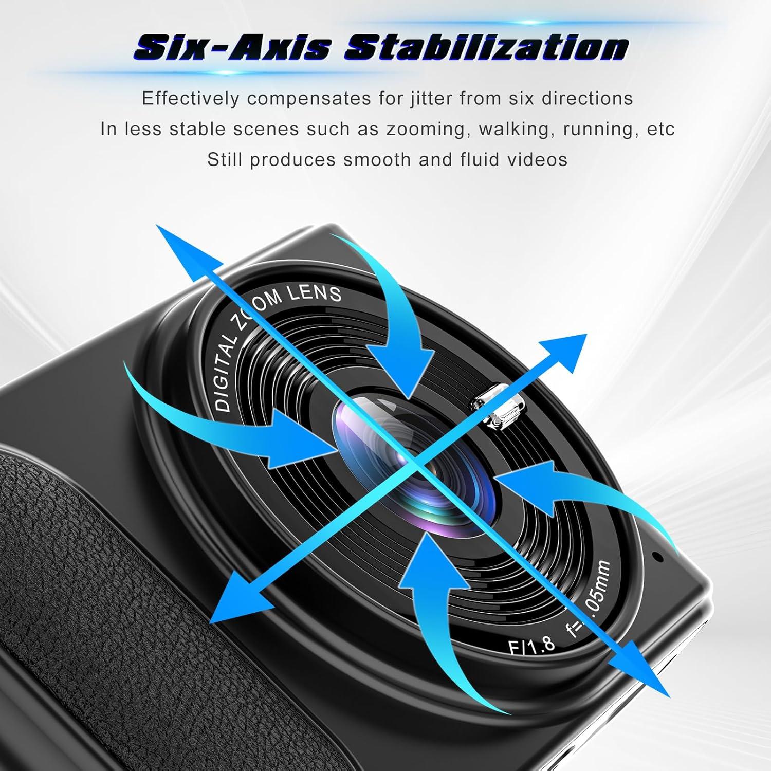 Cámara Digital 4K Hiacinto DC100N 64MP Compacta con Zoom 16X