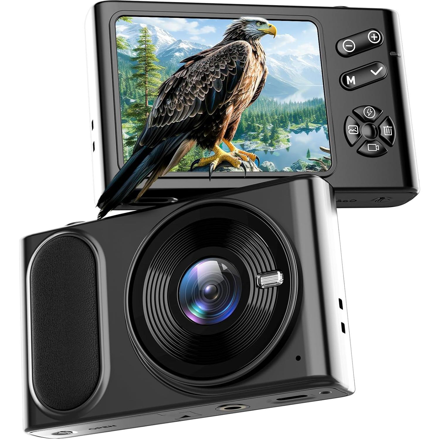 Cámara Digital 4K Hiacinto DC100N 64MP Compacta con Zoom 16X