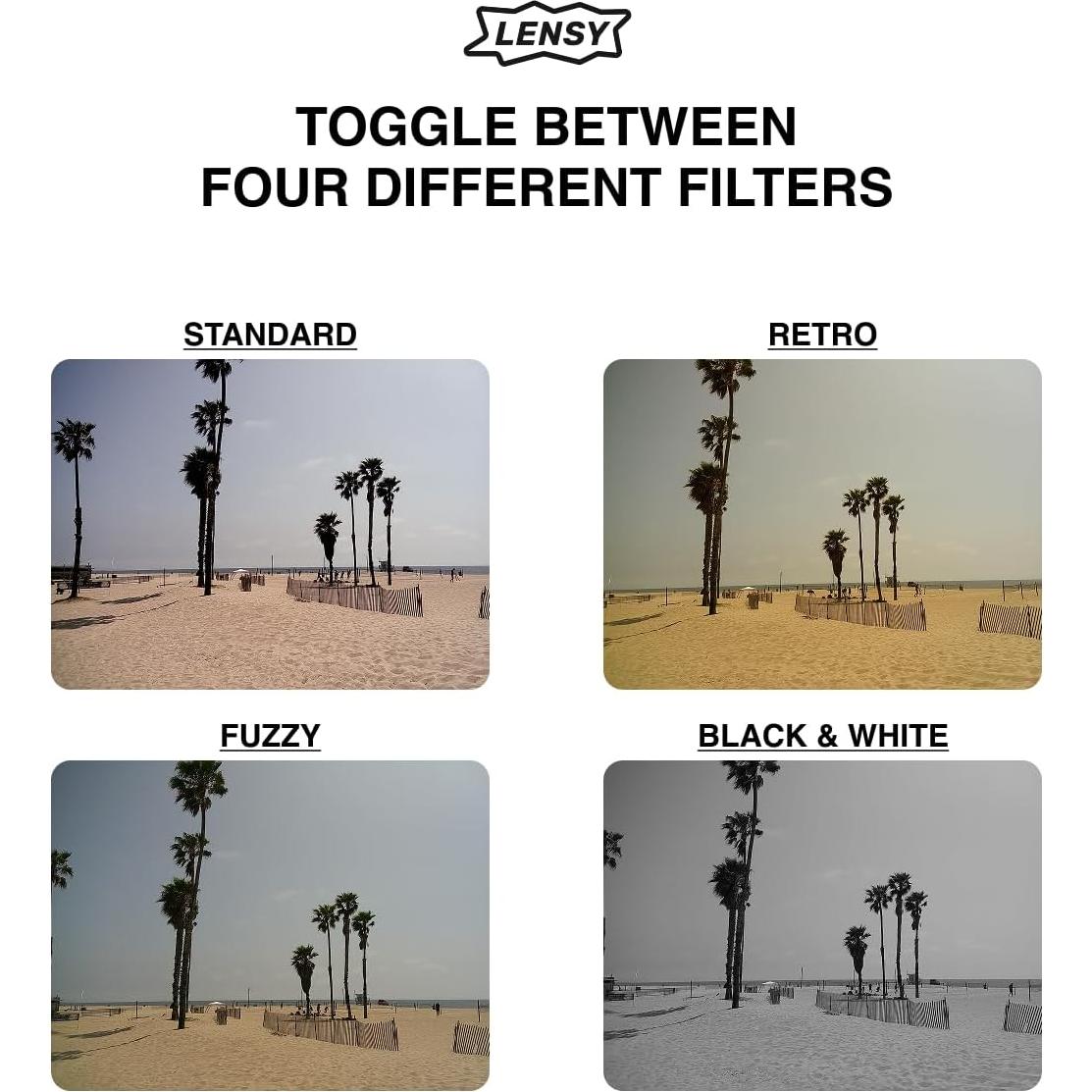 Cámara Digital Sin Pantalla Lensy Verde Bosque 8MP 4 Filtros