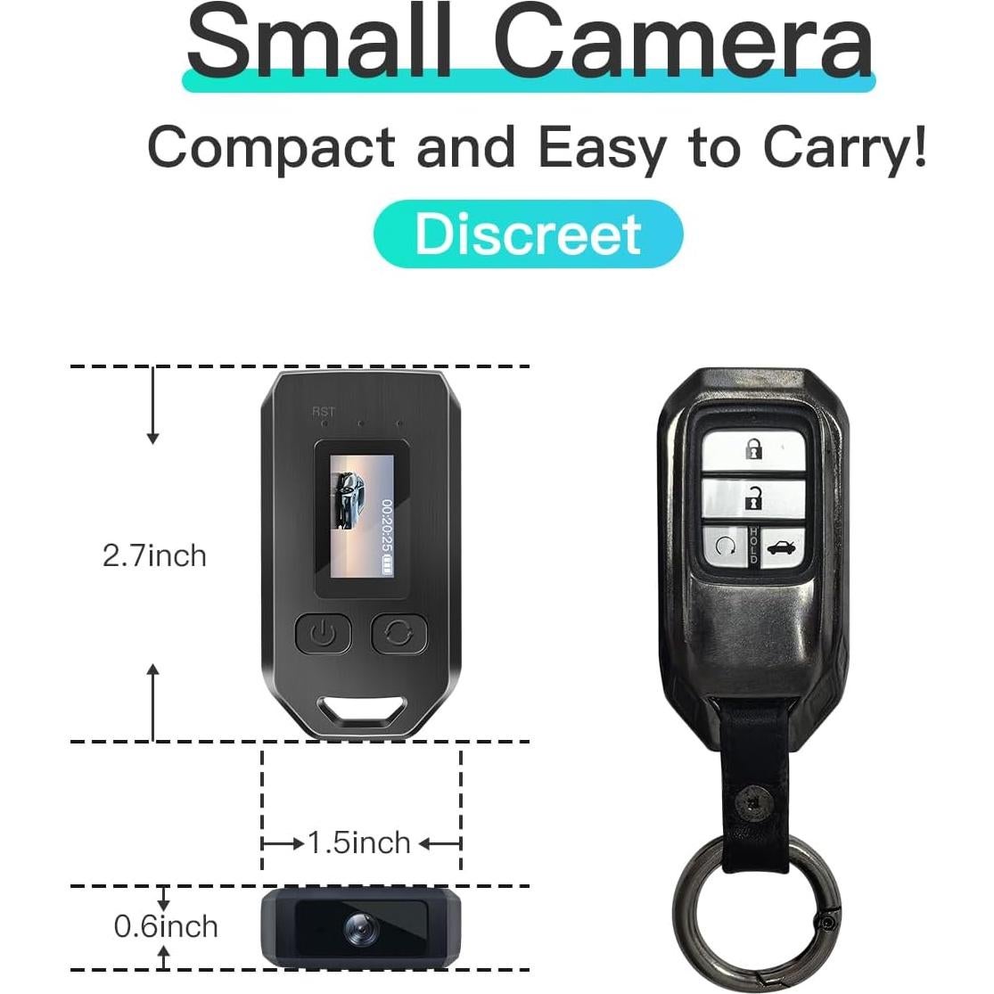 Cámara Corporal JFTWMG Q20 64GB FHD 1080P Detección Movimiento