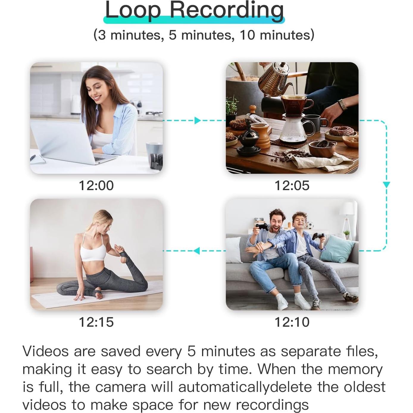 Cámara Corporal JFTWMG Q20 64GB FHD 1080P Detección Movimiento