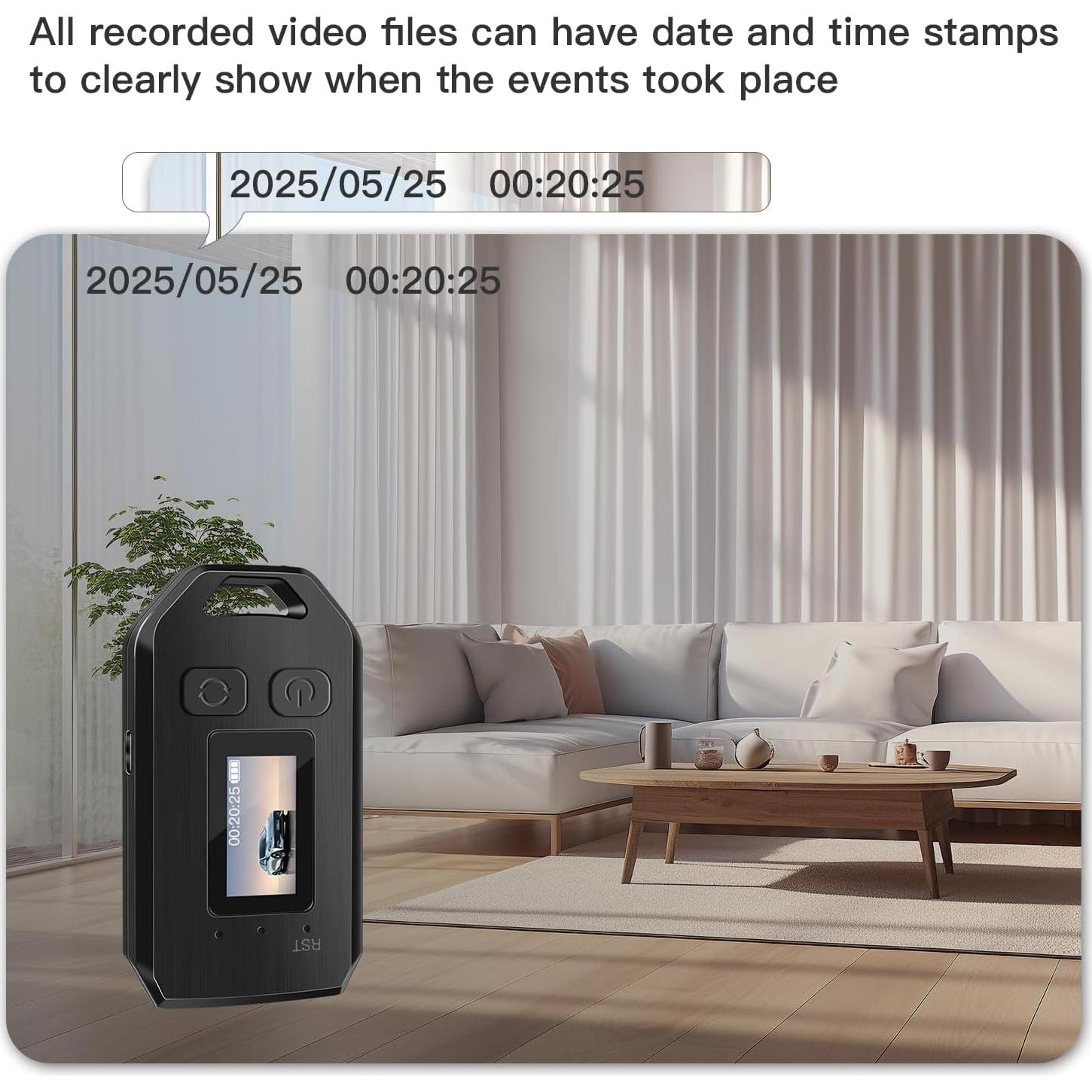 Cámara Corporal JFTWMG Q20 64GB FHD 1080P Detección Movimiento