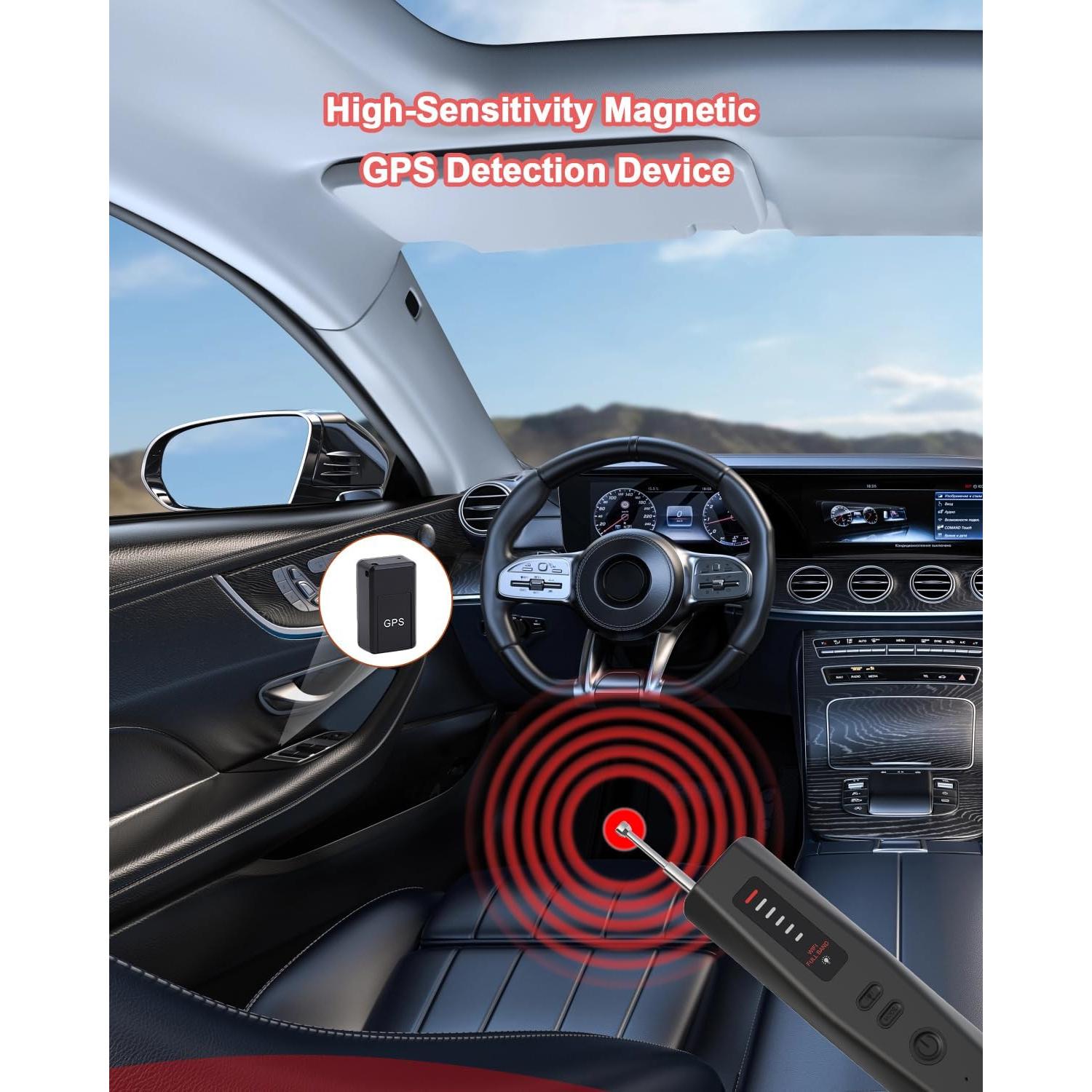 Detector de Cámara Oculta Loovett 2025, 360° RF, Portátil