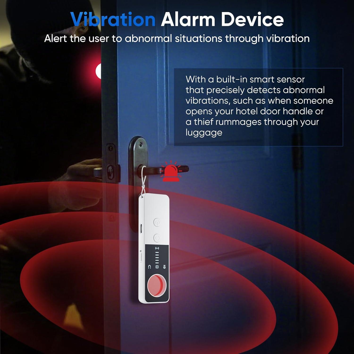 Detector de Cámara Oculta DQKK G007 con Alarma y Luz LED