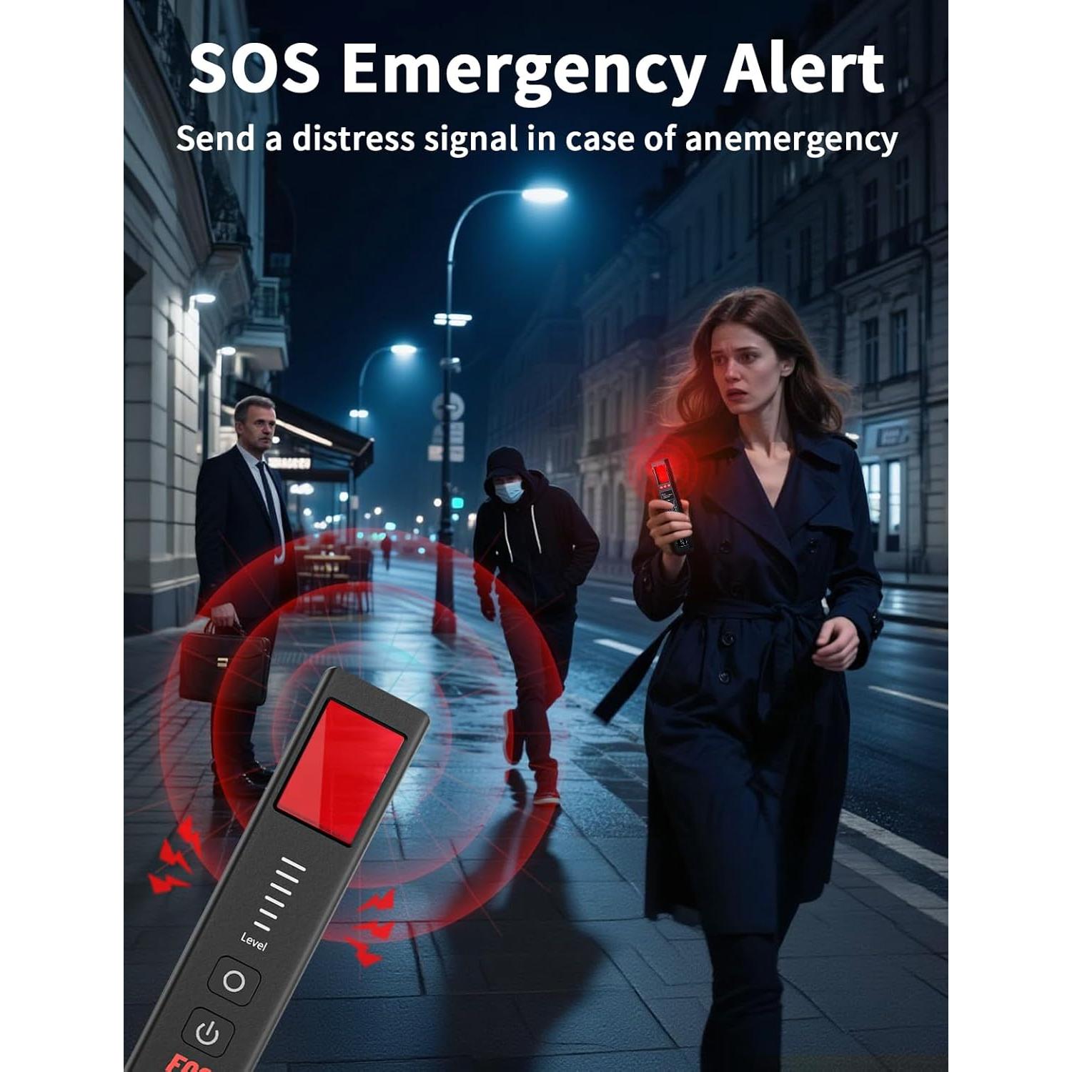 Detector de Cámaras Ocultas 6 en 1 OBSITWY XP-08 - Seguridad Portátil