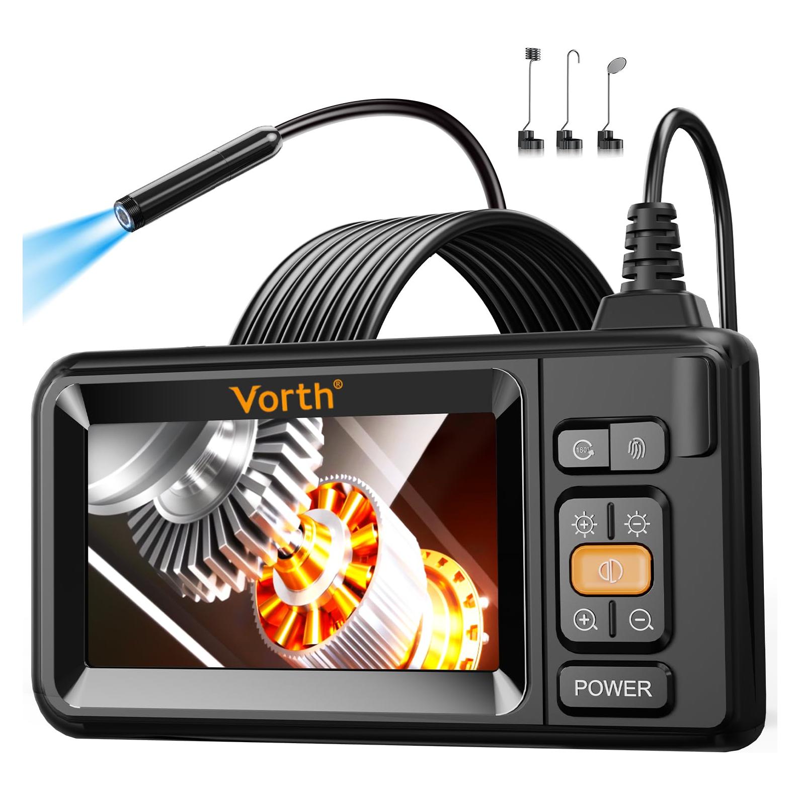 Cámara Endoscópica Vorth C33 5.03m HD 1080P IP67 con Luz