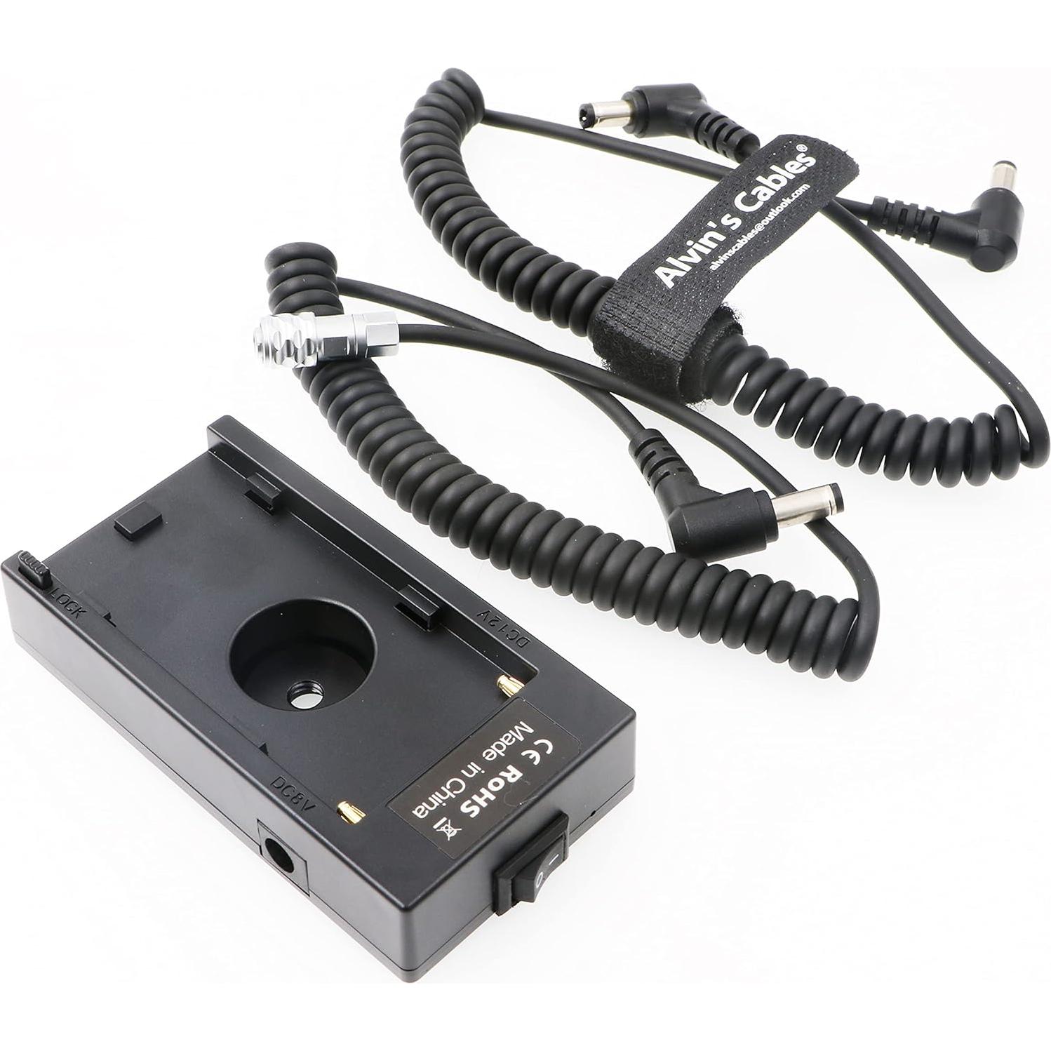 Cable de Adaptador de Poder NP-F970 Cables de Alvin para BMPCC 4K 6K