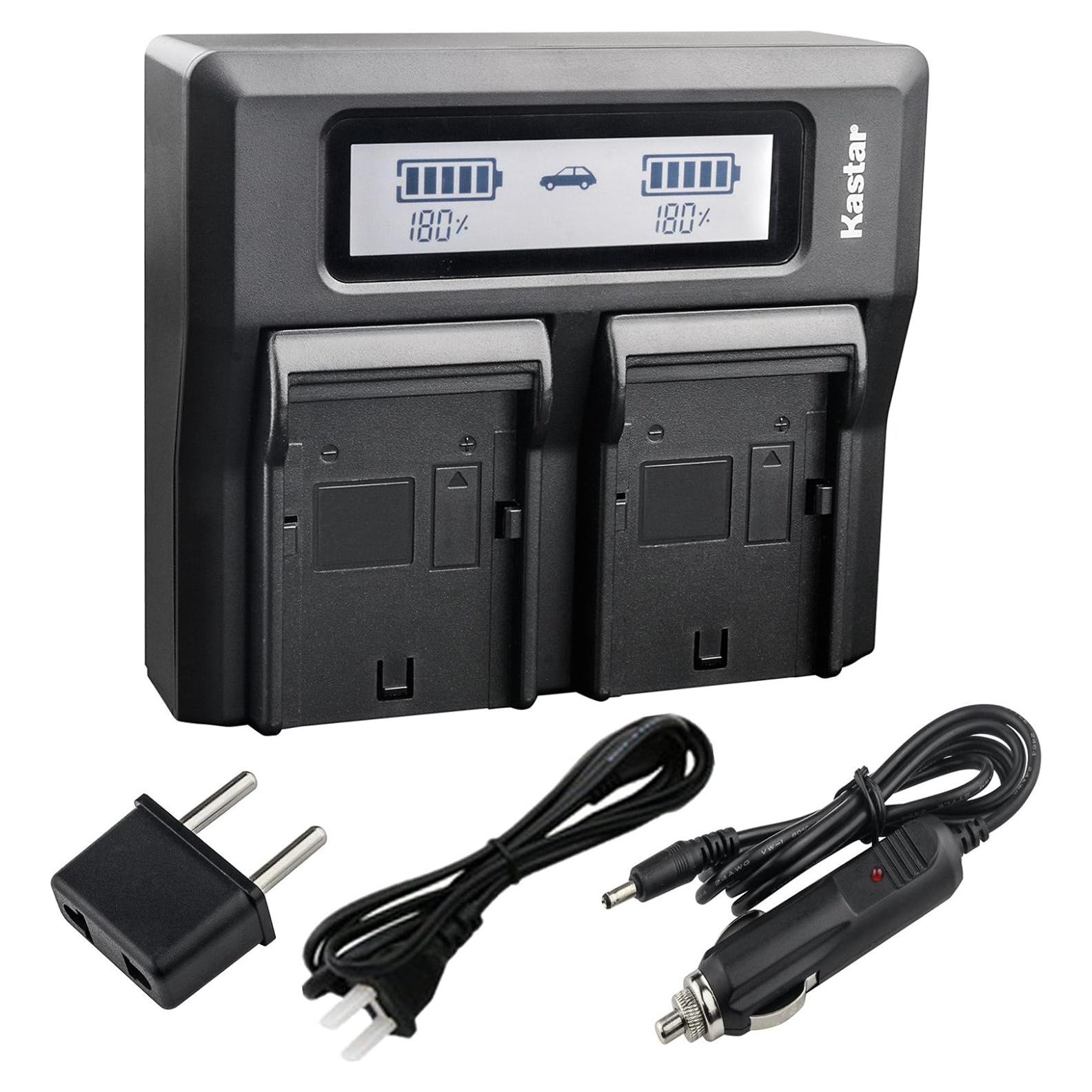 Cargador Rápido Doble LCD Kastar para Nikon EN-EL20/EN-EL20A