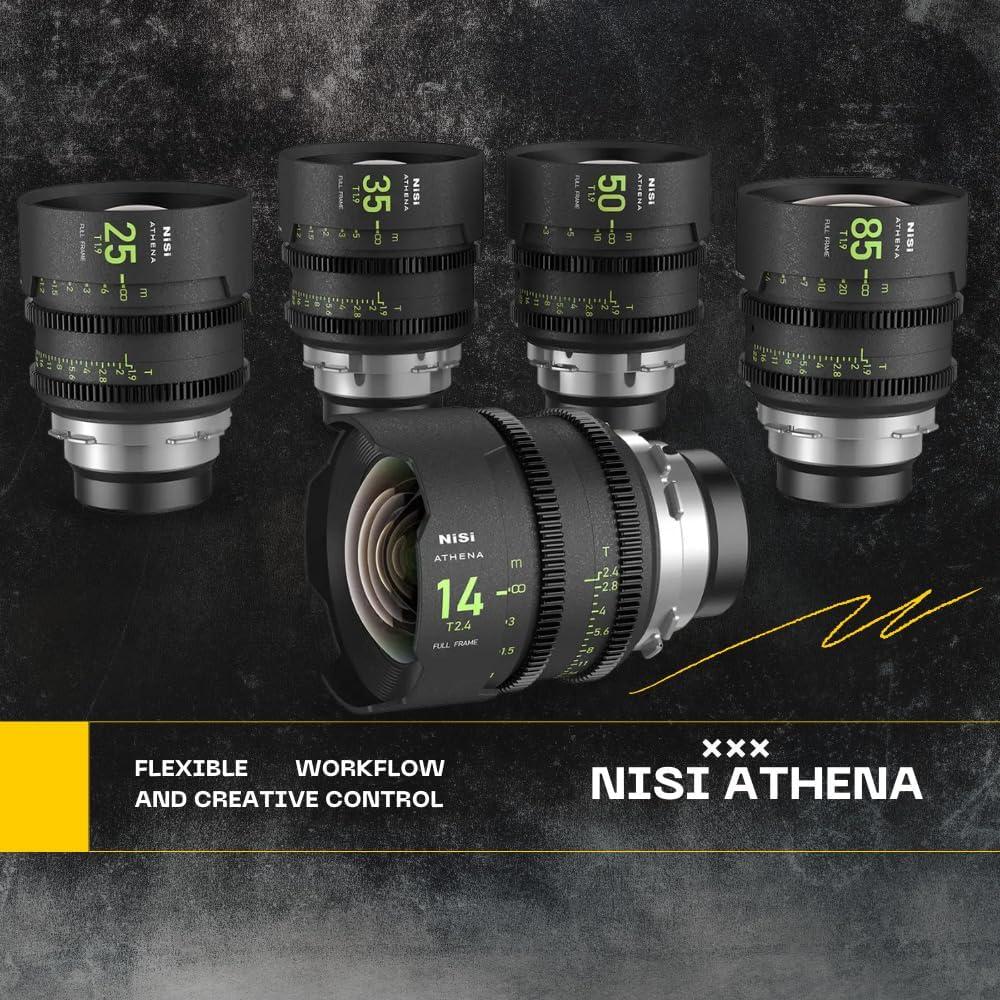 Lente de Cine NiSi 85mm Athena Prime T1.9 Montura E 77mm