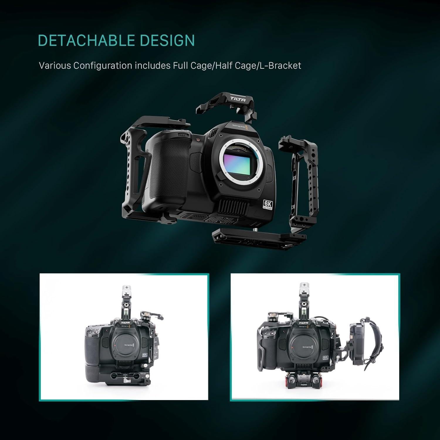 Kit Avanzado Tilta para Cámara BMCC 6K - Jaula Completa y Accesorios