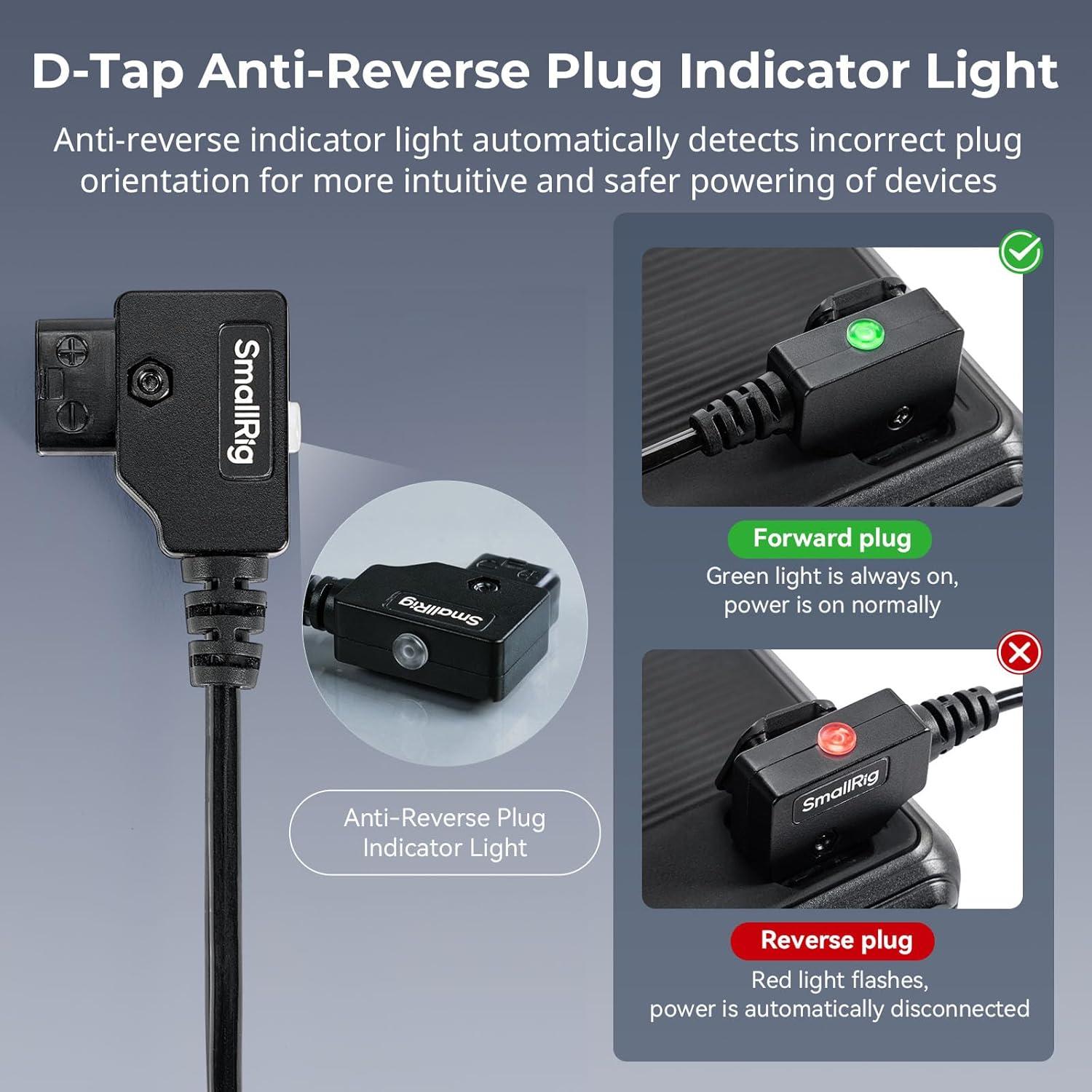 Cable de Alimentación D-Tap a BMPCC 4K/6K SmallRig 4761 38-119 cm