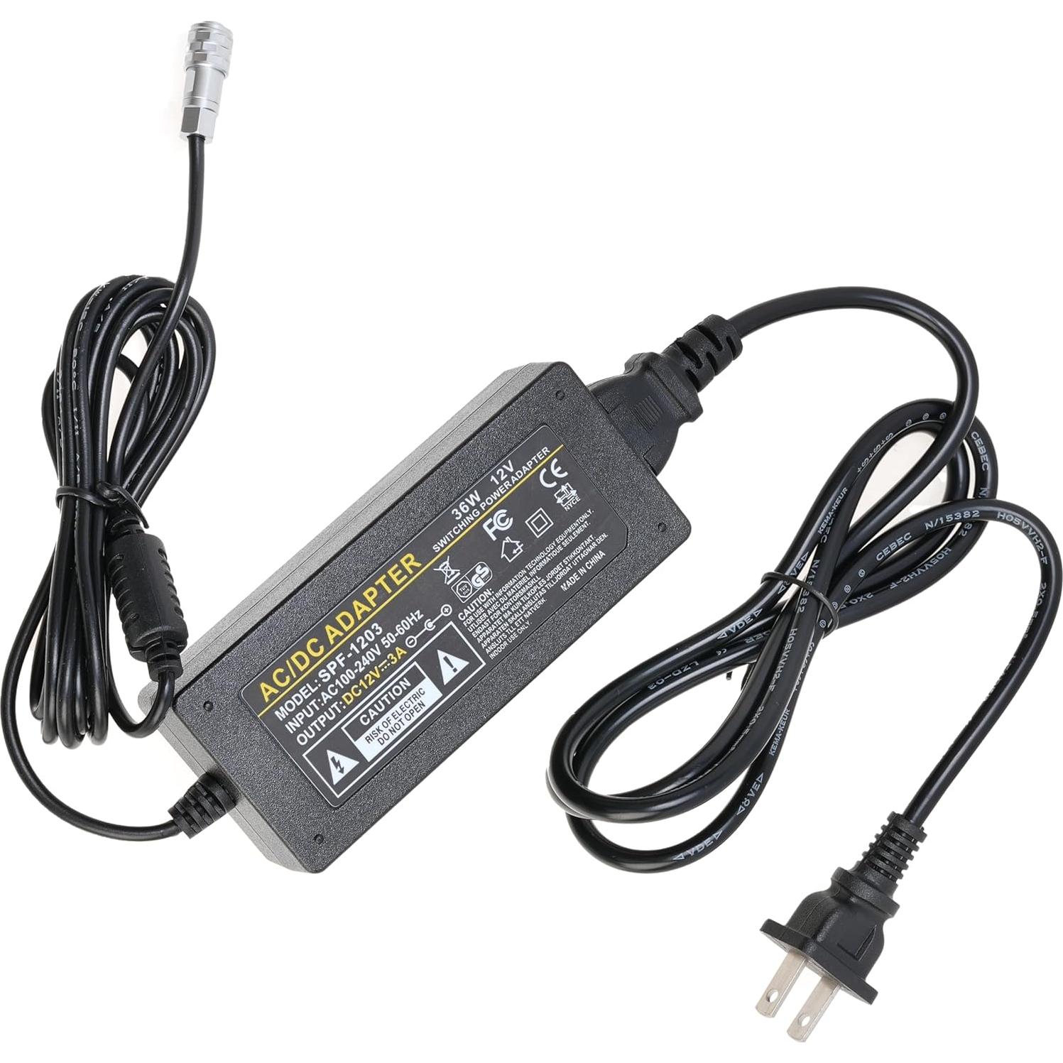 Adaptador de Corriente CA Fotga 12V 3A para Cámara Blackmagic 4K 6K