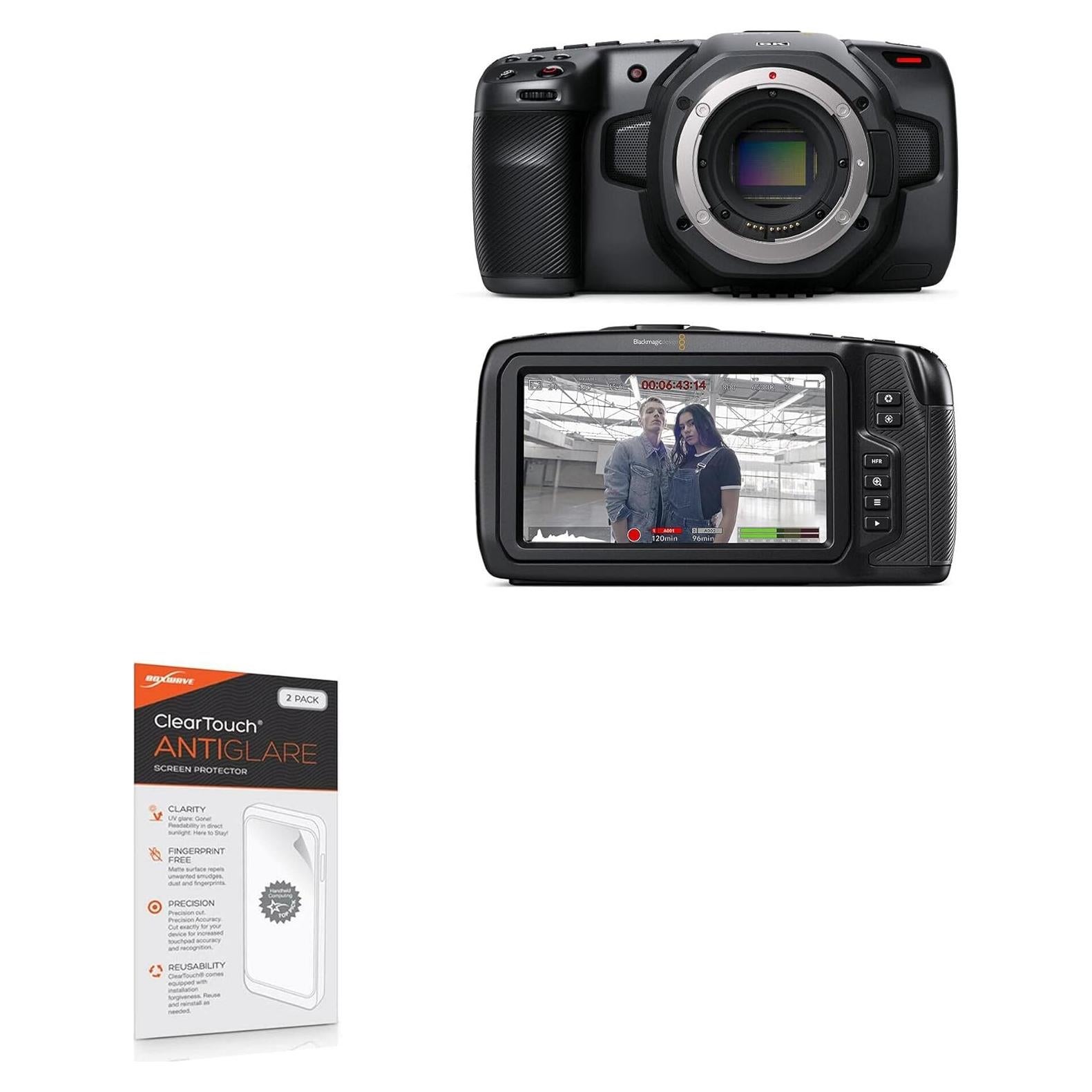 Protector de Pantalla BoxWave Antirreflejo 2-Pack para Blackmagic 6K