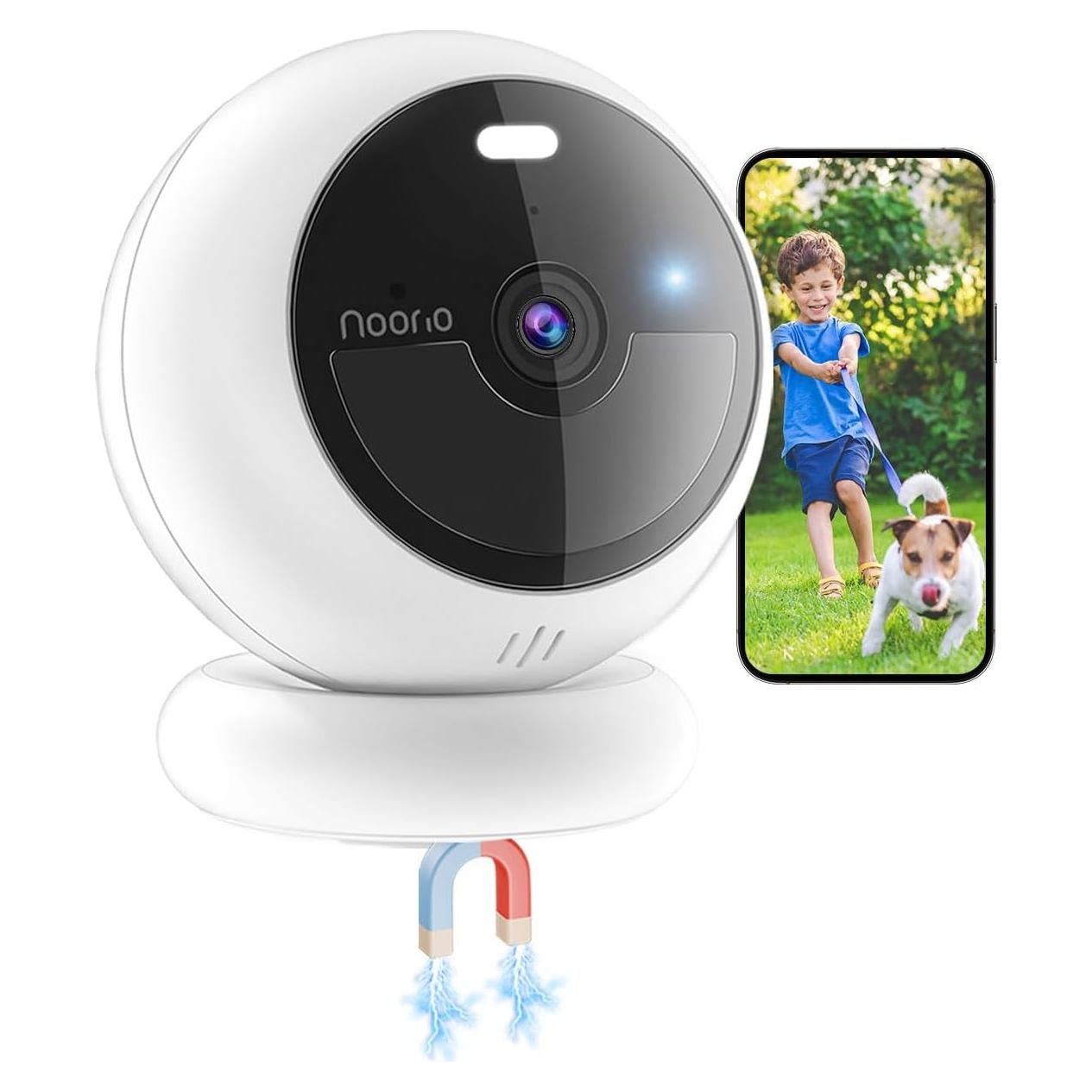 Cámara de Seguridad Inalámbrica Noorio B200S 1080P con Batería