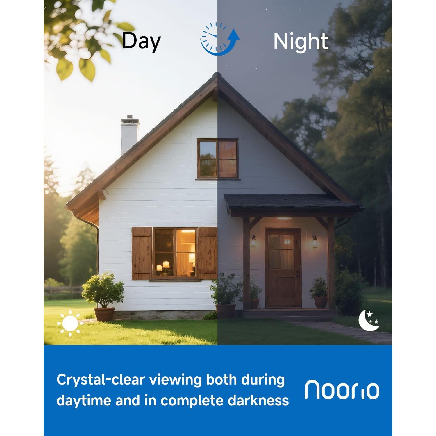 Cámara de Seguridad Inalámbrica Noorio B200S 1080P con Batería