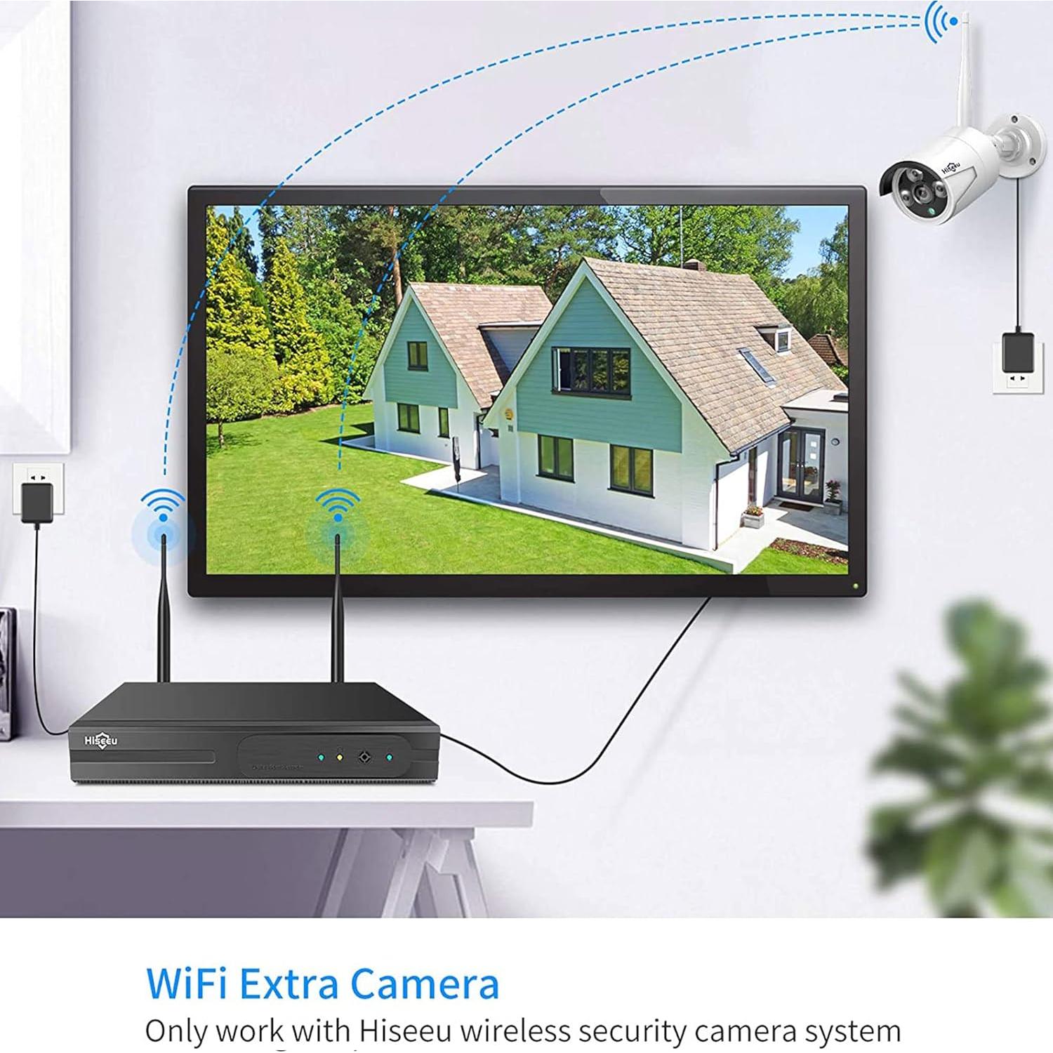 Cámara de Seguridad Hiseeu TZ-HB612 3MP Inalámbrica IP66