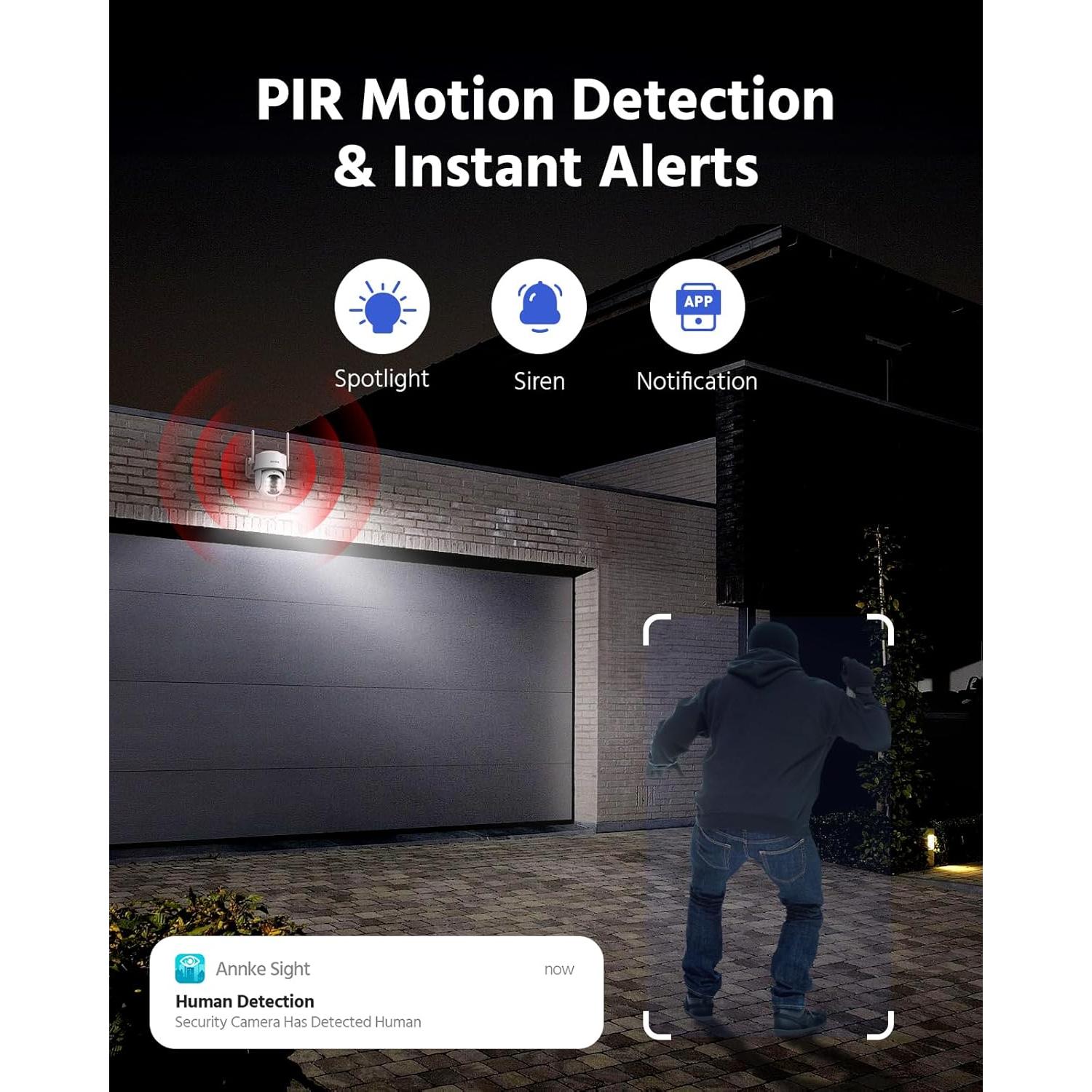 Cámara de Seguridad Inalámbrica ANNKE 4MP Solar 2 Cámaras