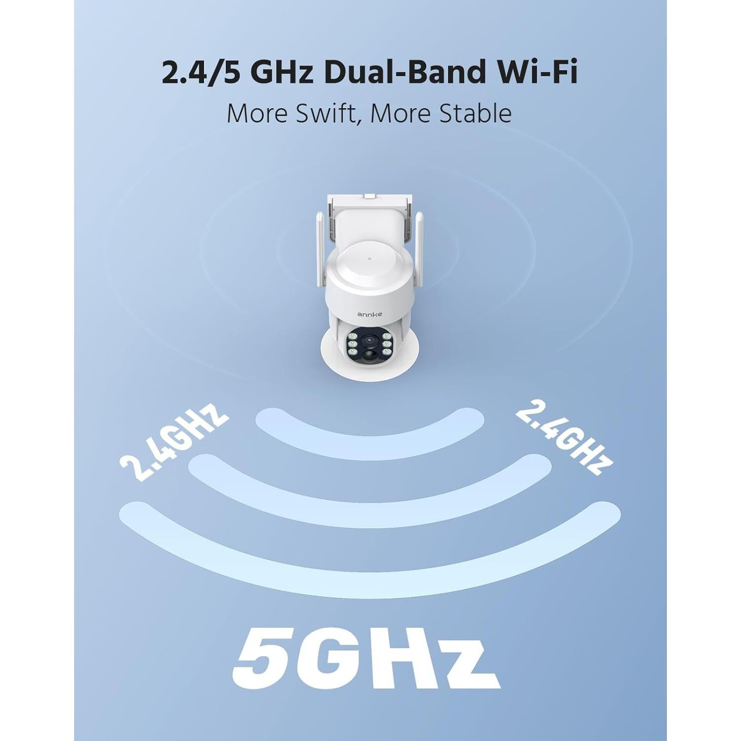 Cámara de Seguridad Inalámbrica ANNKE 4MP Solar 2 Cámaras
