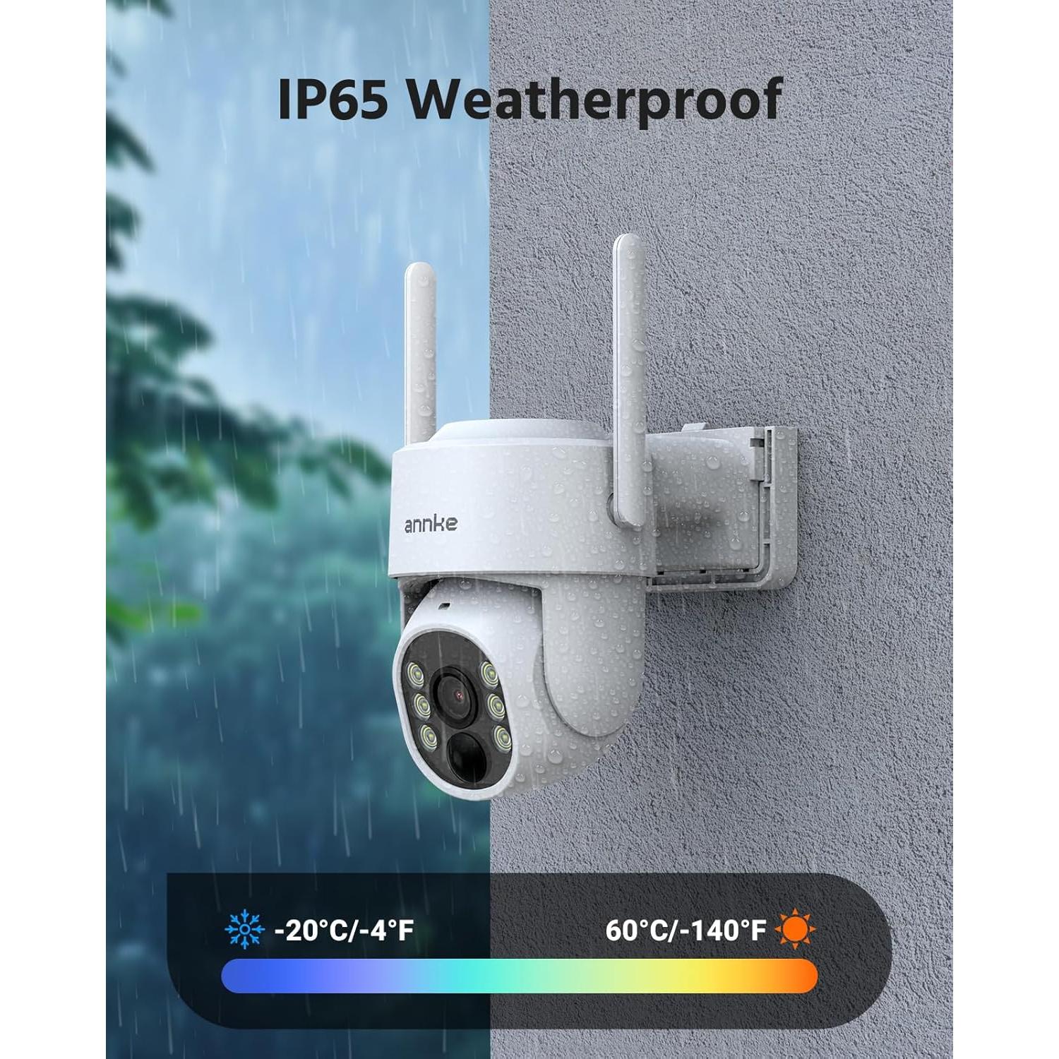 Cámara de Seguridad Inalámbrica ANNKE 4MP Solar 2 Cámaras