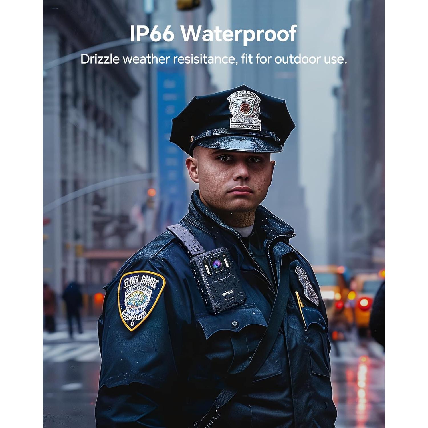 Cámara Corporal BOBLOV KJ23Pro 256GB con Visión Nocturna