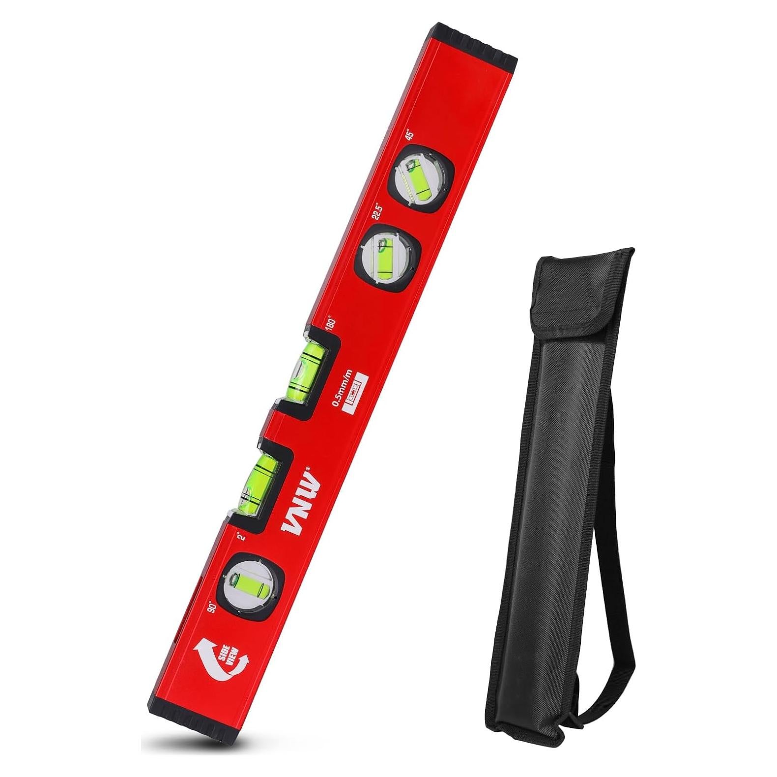 Nivel Torpedo VNW 40.64 cm 5 Burbujas Alta Visibilidad