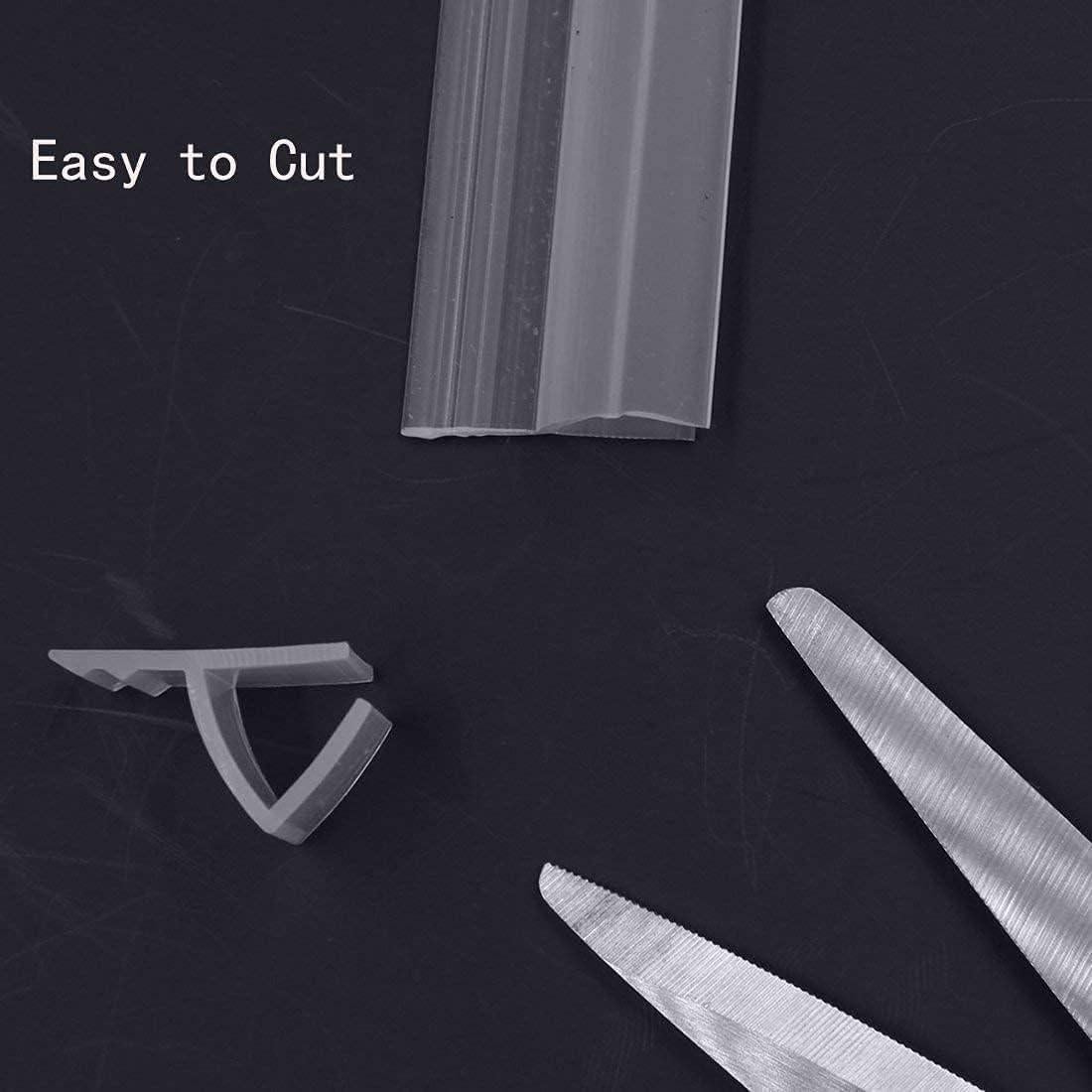 Tira de Sello Lateral Dalrun 254 cm para Puerta de Ducha Vidrio