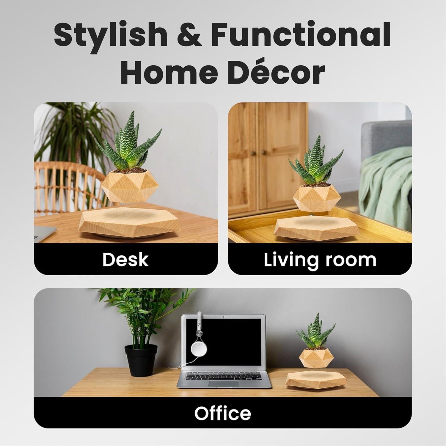 Maceta Flotante BandDlevs Hexagonal para Plantas Pequeñas