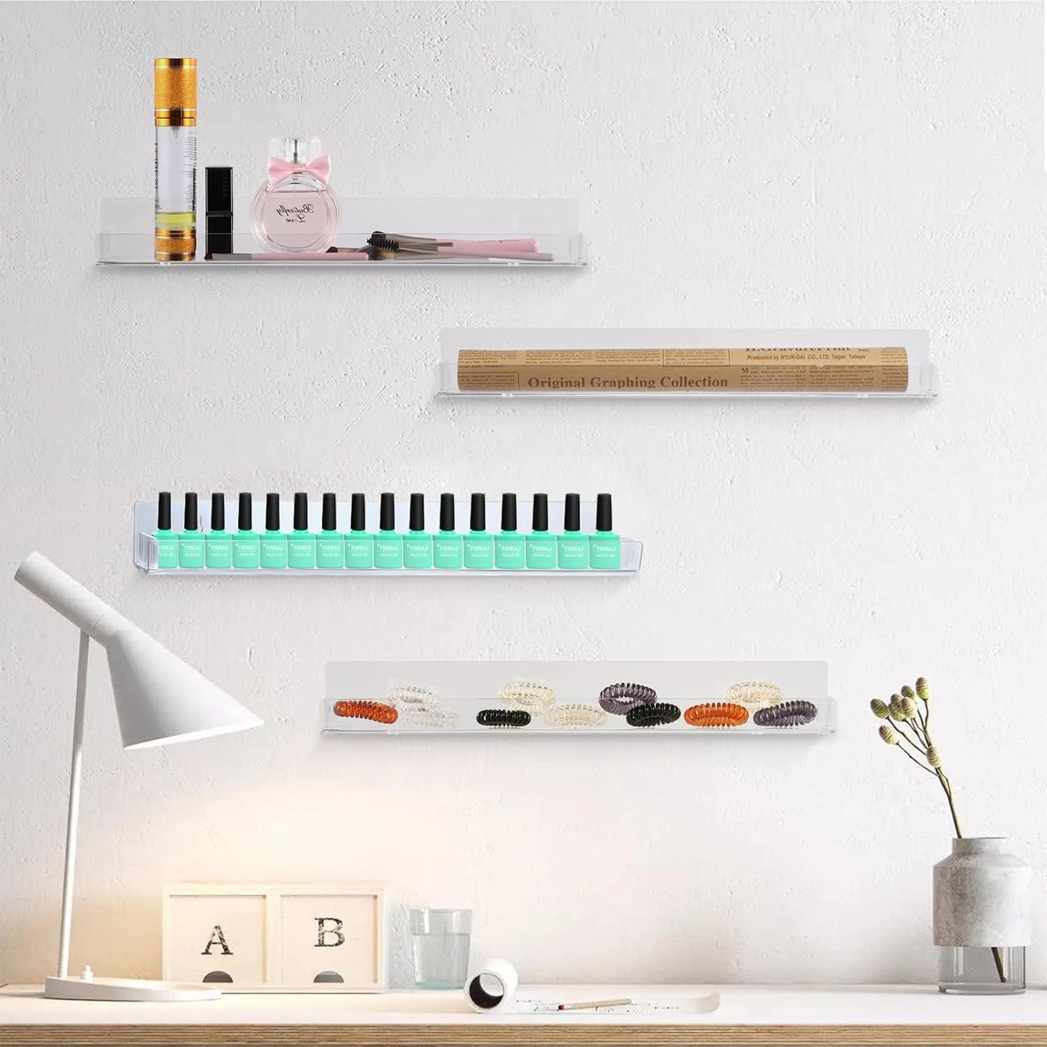 Estante de Esmalte de Uñas Trophable 8 Paquetes Acrílico Transparente