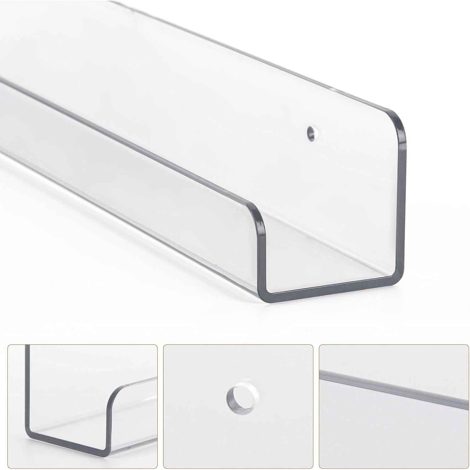 Estantes Flotantes Acrílicos Tbestmax 8 Piezas 30.48 cm