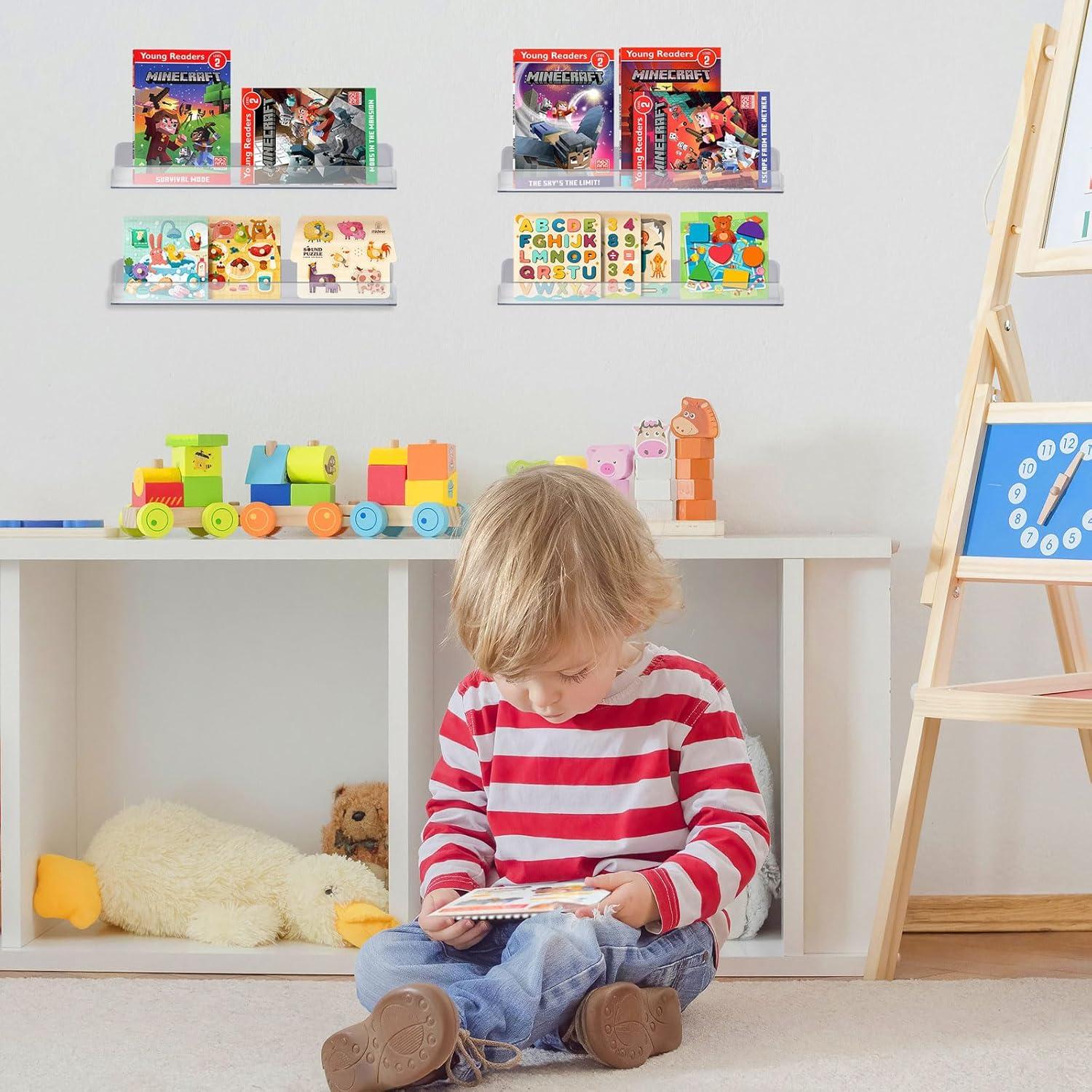 Estantes Flotantes Acrílicos Tbestmax 8 Piezas 30.48 cm