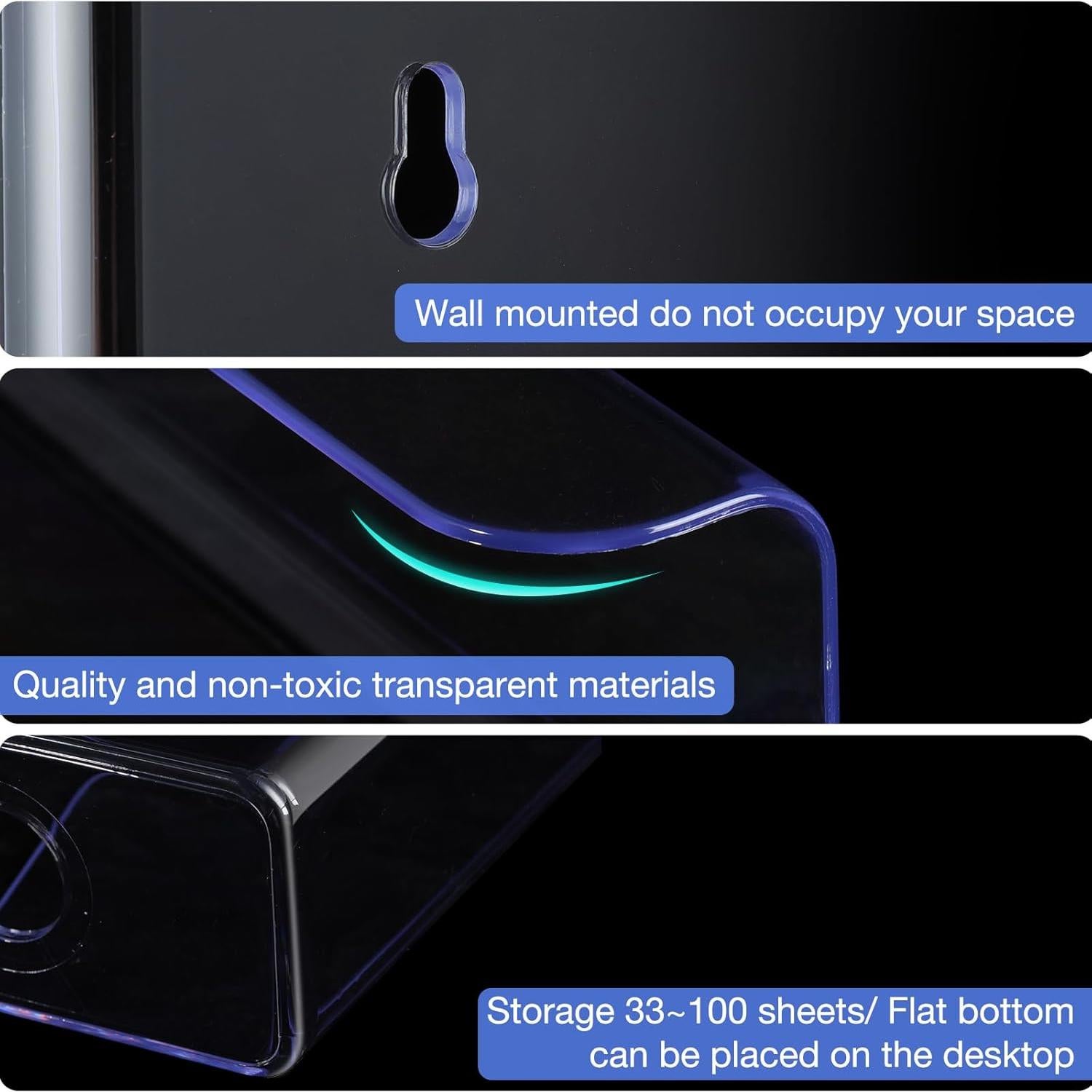 Soporte de Folletos Ripeng 8 Pcs A4 Acrílico Transparente