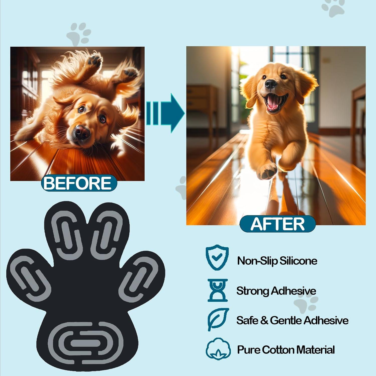 Protector de patas para perros InnerZen L 4.3x5.1cm antideslizante