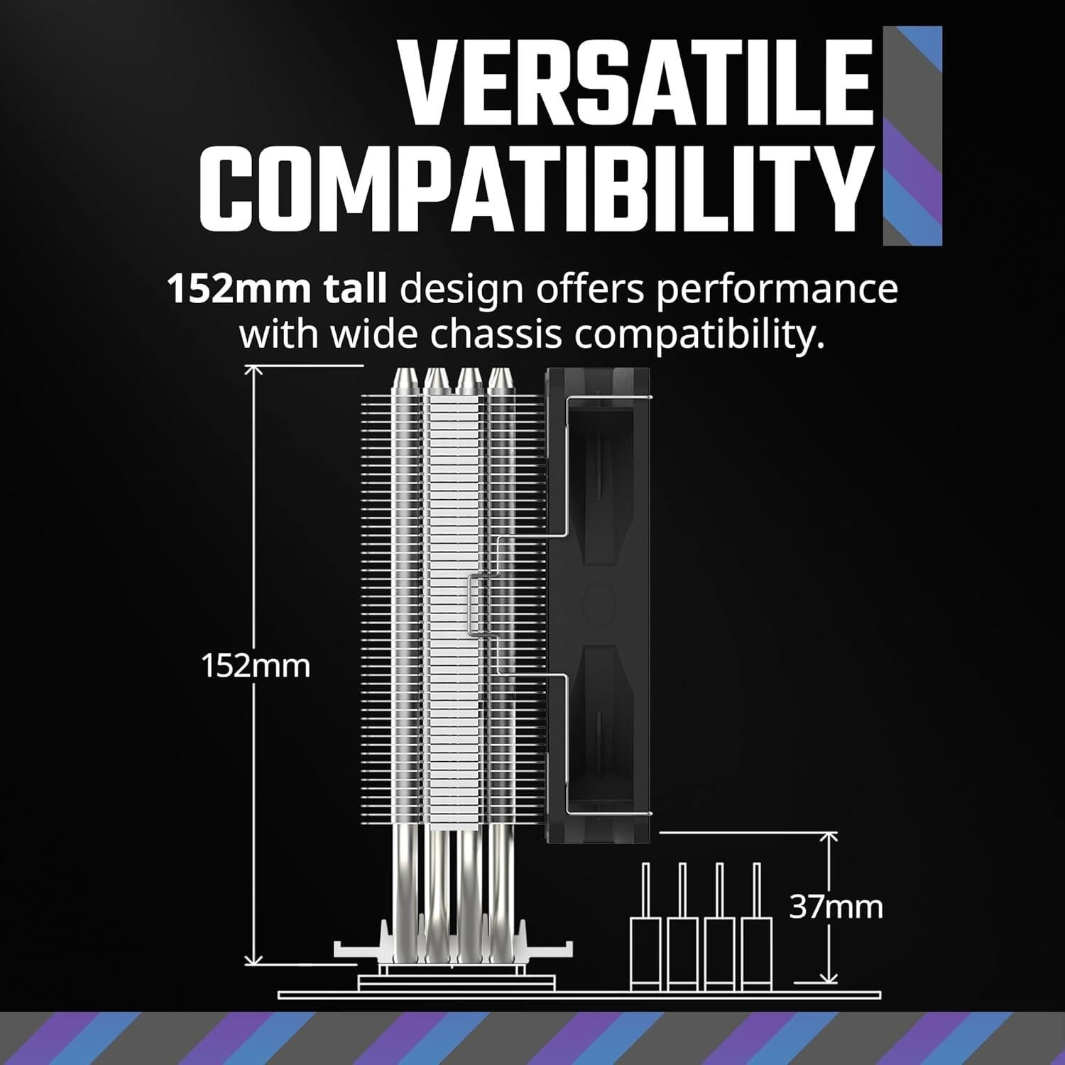 Cooler Master Hyper 212 Spectrum V3 - Cooler CPU 152mm ARGB