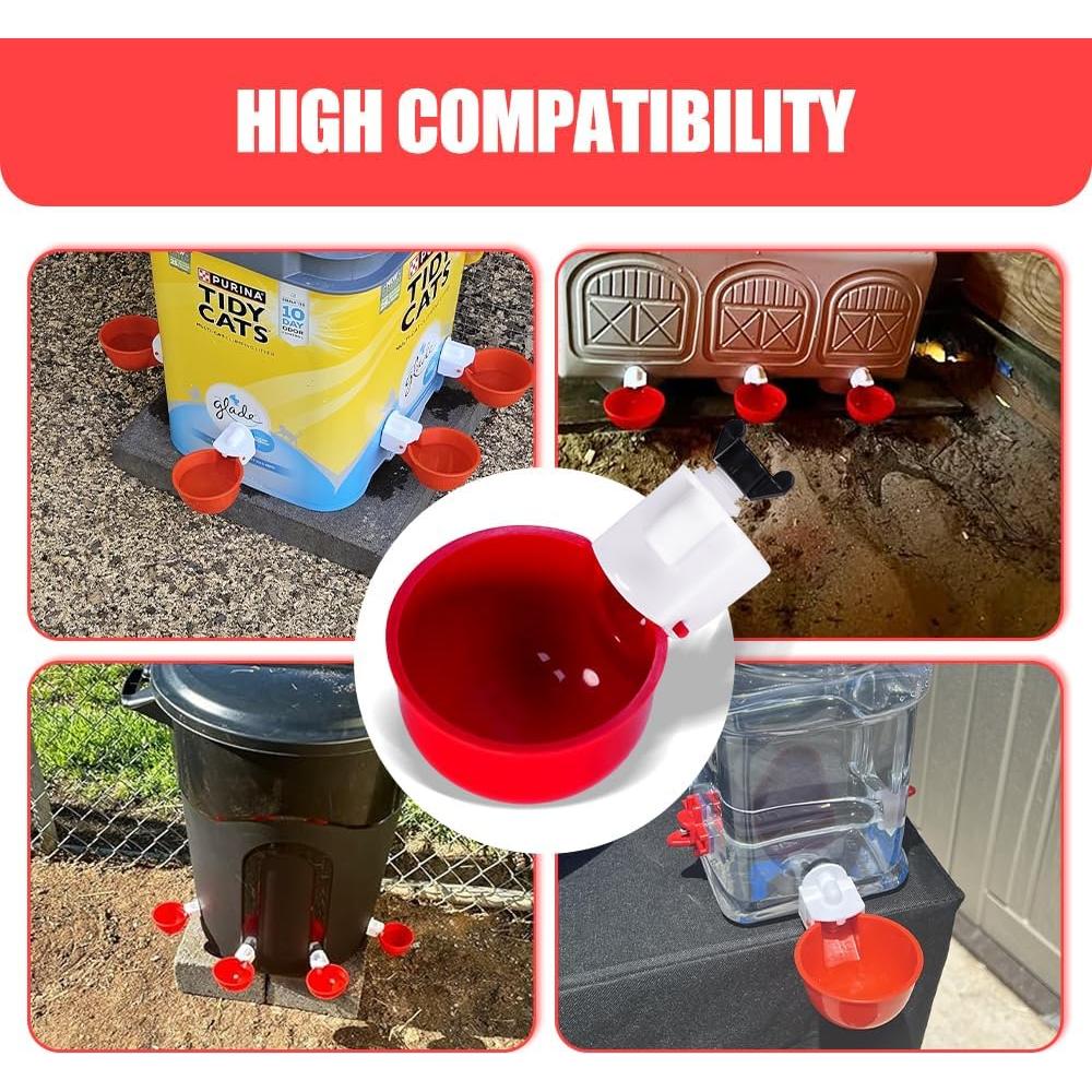 Kit de 16 Tazas Automáticas para Beber Agua TNDCKP