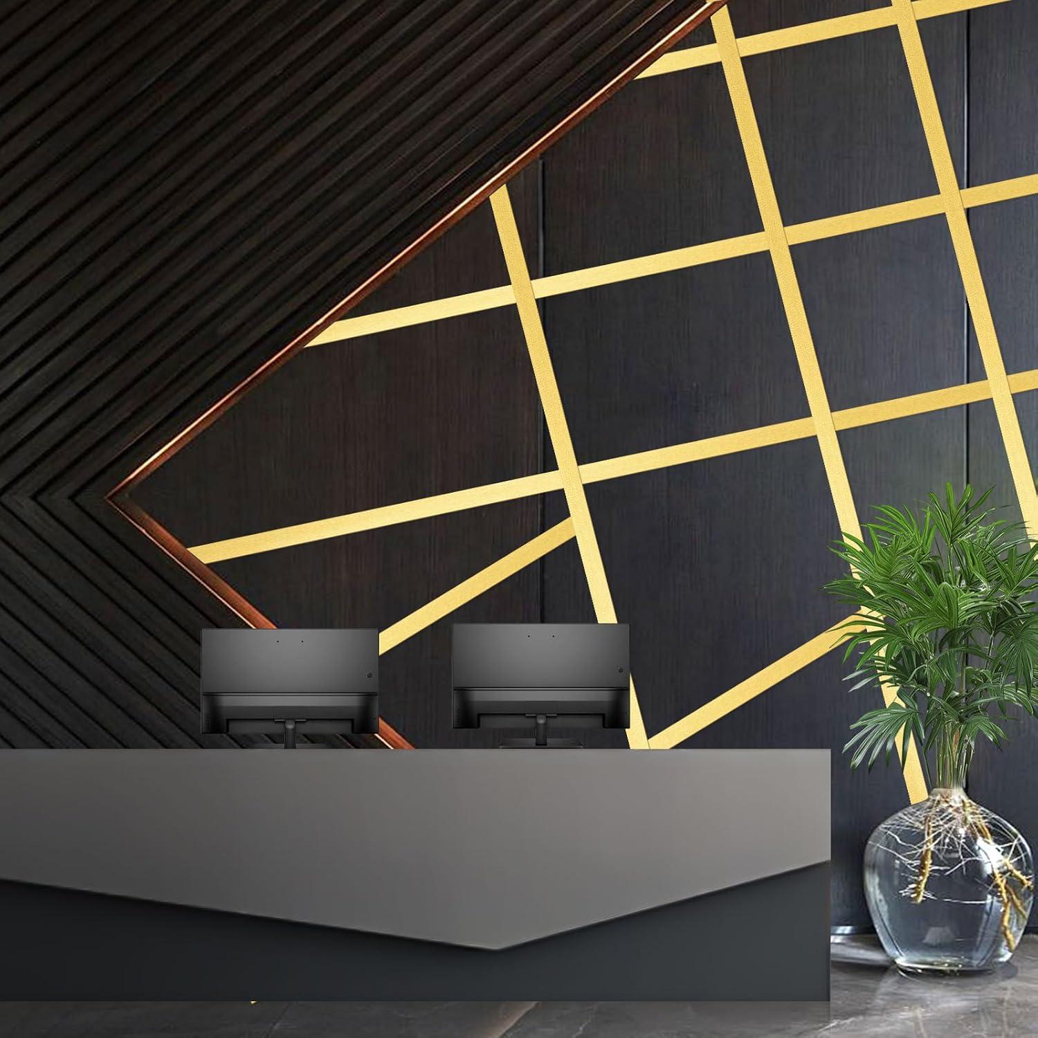 Cinta Washi Dorada Phinus 4 Rollos 1.5cm x 10m para Manualidades