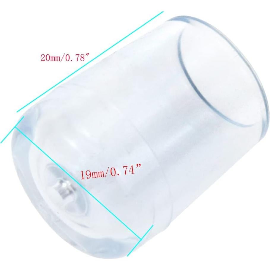 Tapas de Silicona Semetall 12 Pcs 12.7mm para Patas de Sillas